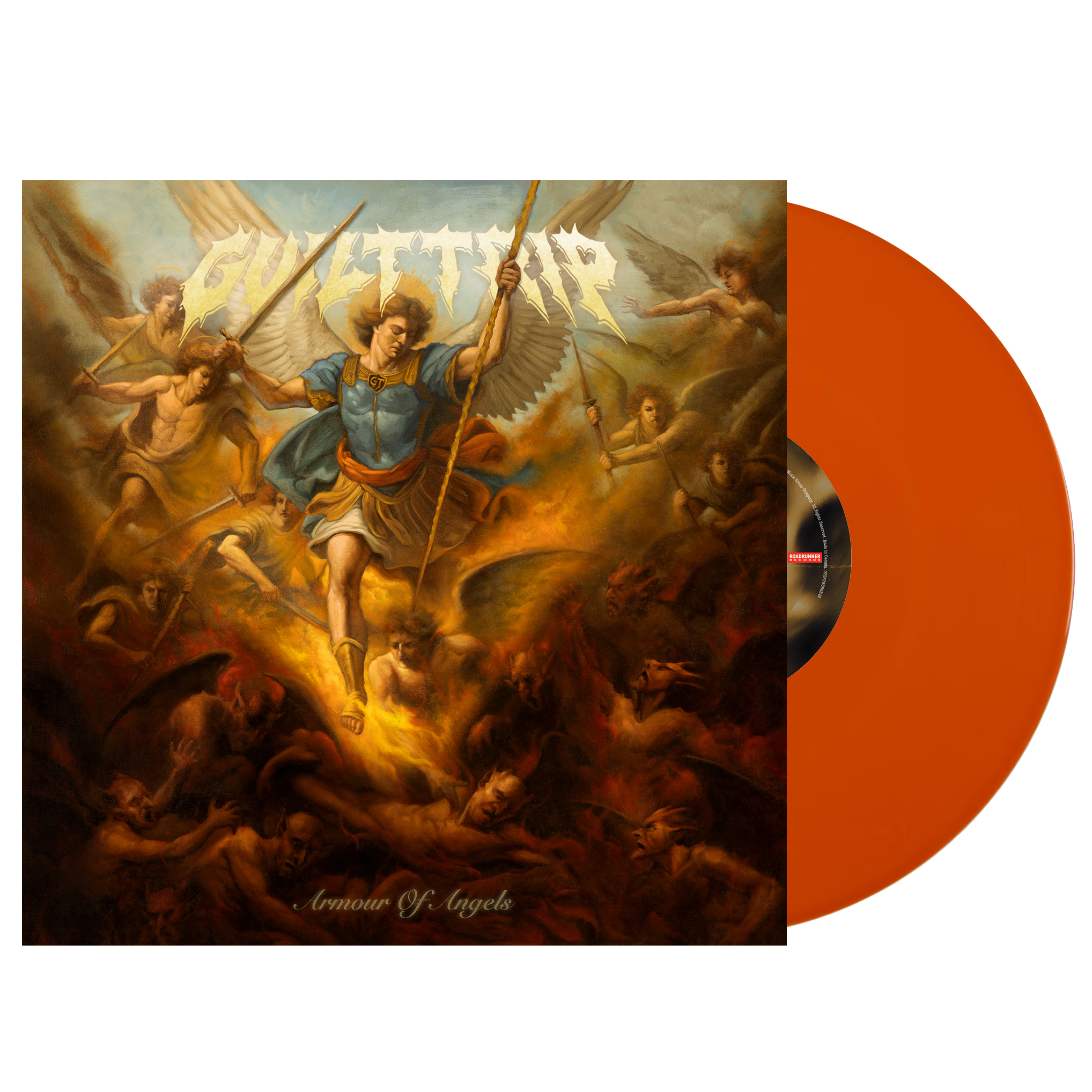 GUILT TRIP ‘ARMOUR OF ANGELS’ LP (Burnt Orange Vinyl)