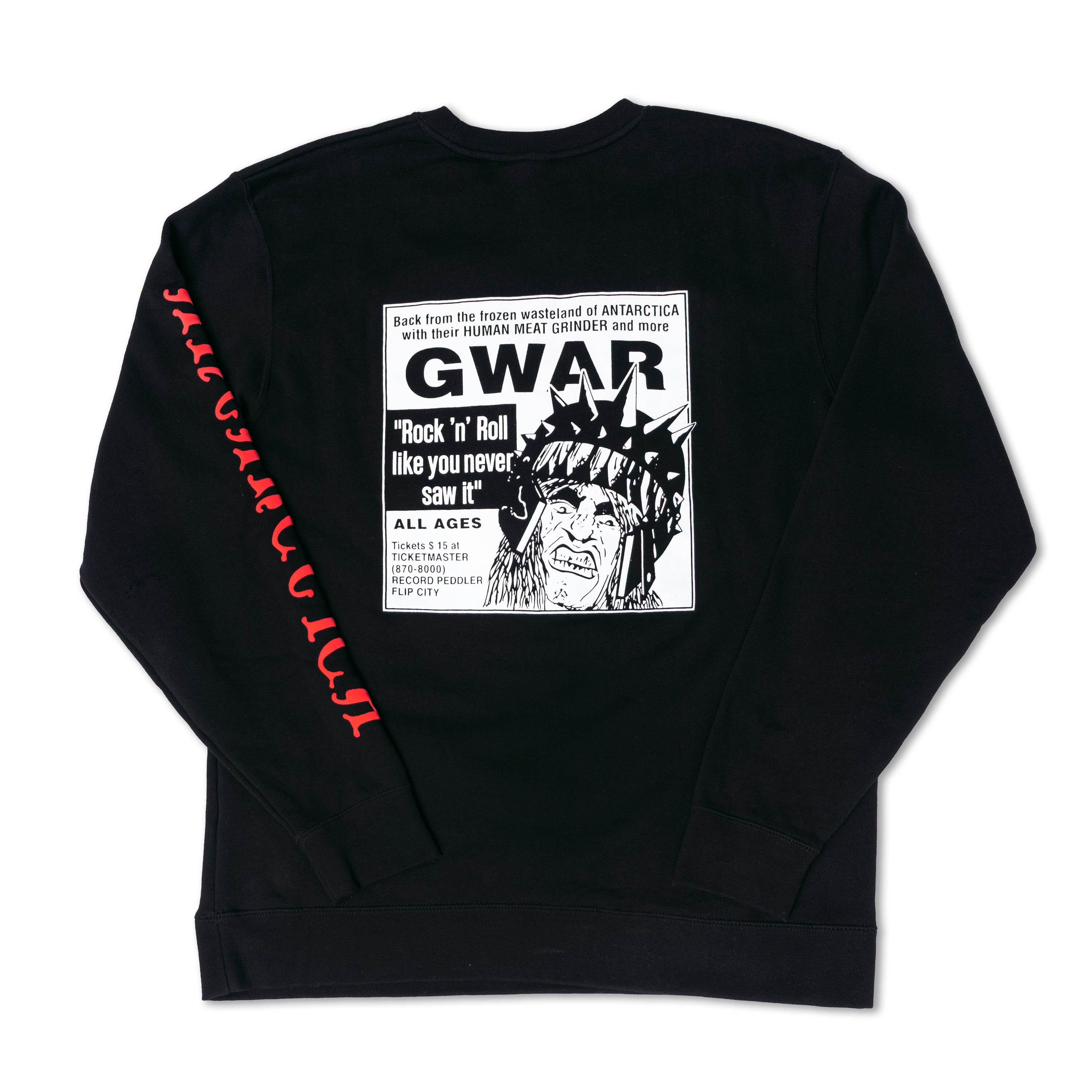 GWAR X BEYOND THE STREETS "ANTARCTICA" CREWNECK
