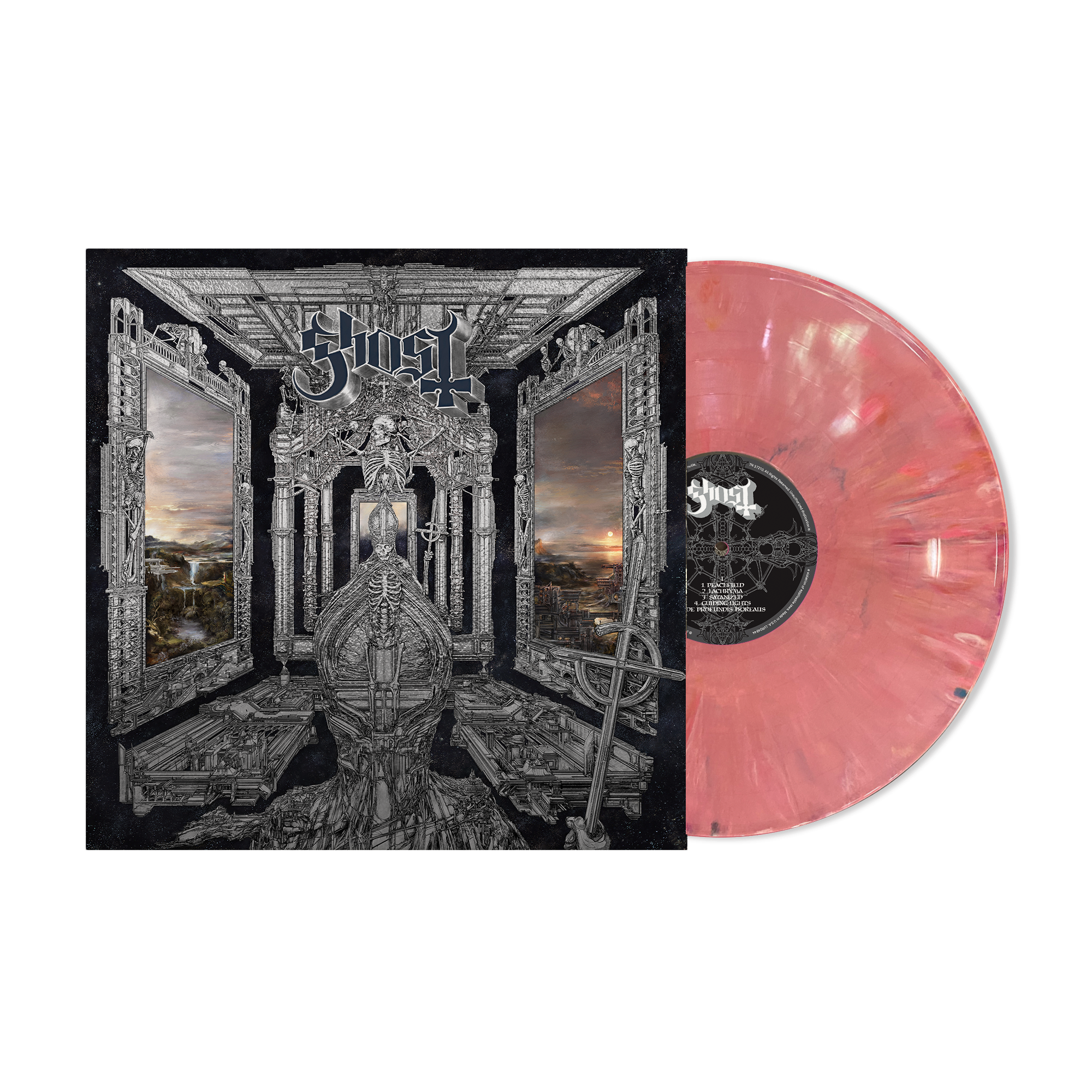 GHOST ‘SKELETÁ’ LP (Exclusive – Magenta Mix Vinyl) + REVOLVER SUMMER 2025 ISSUE & EXCLUSIVE SLIPMAT