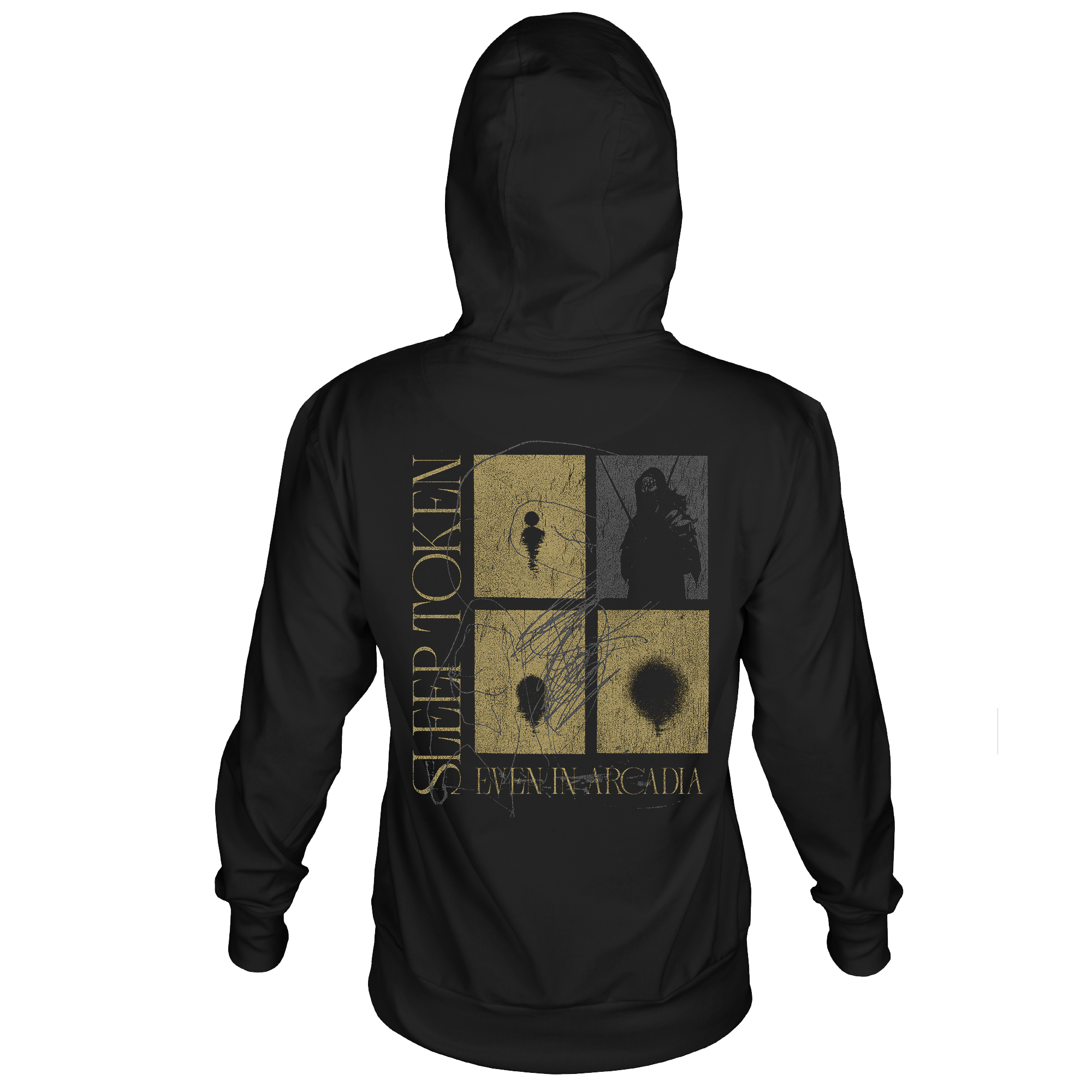 SLEEP TOKEN EVEN IN ARCADIA BLACK FRT/BACK HOODIE