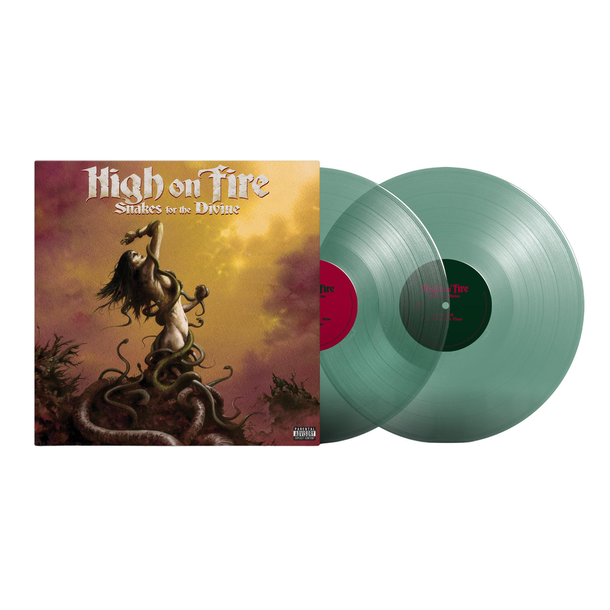 HIGH ON FIRE 'SNAKES FOR THE DIVINE' 2LP (Coke Bottle Vinyl)
