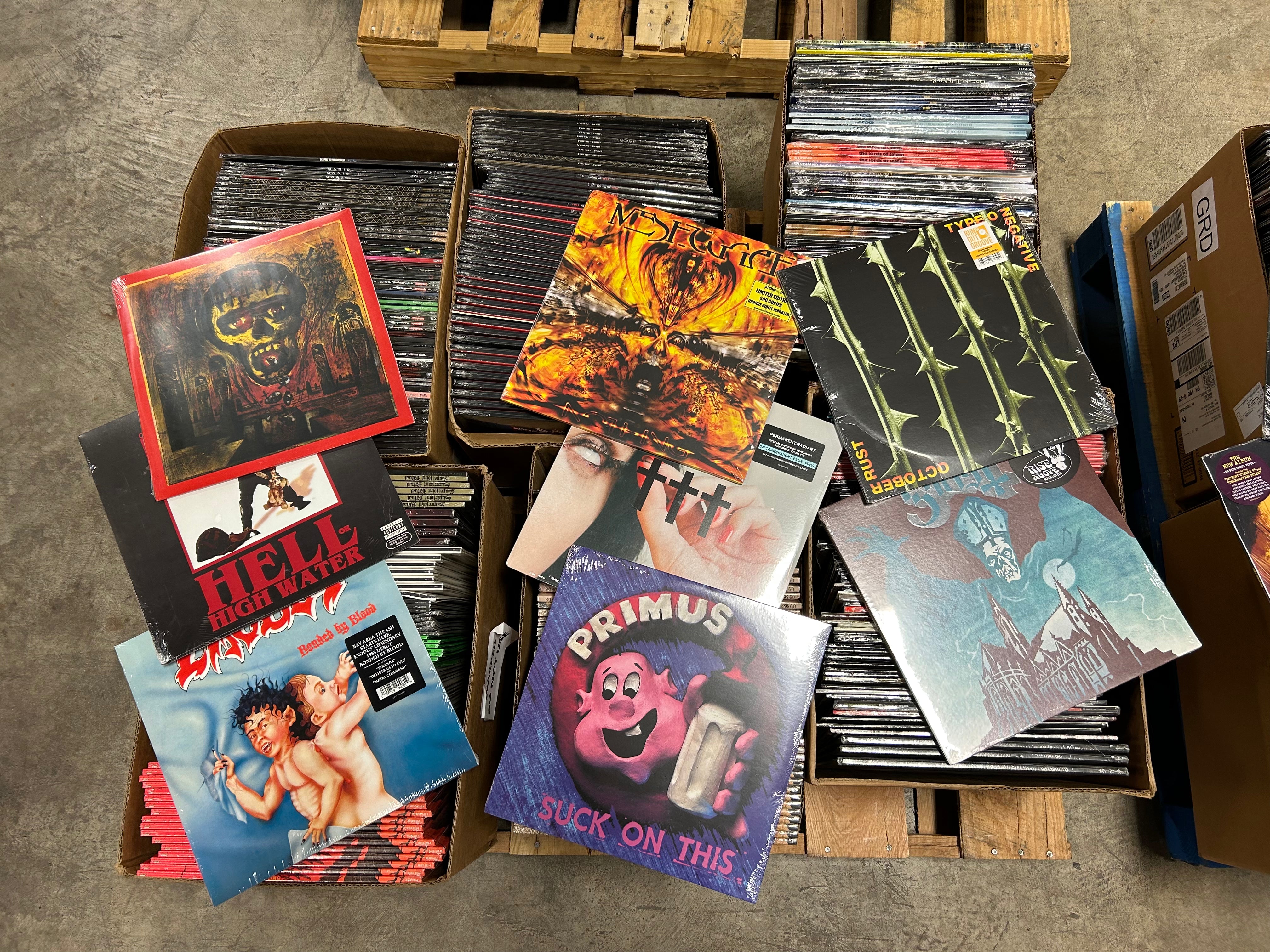 Metal/Hardcore/Hard Rock Blemished Vinyl Bundle (Four LPs)