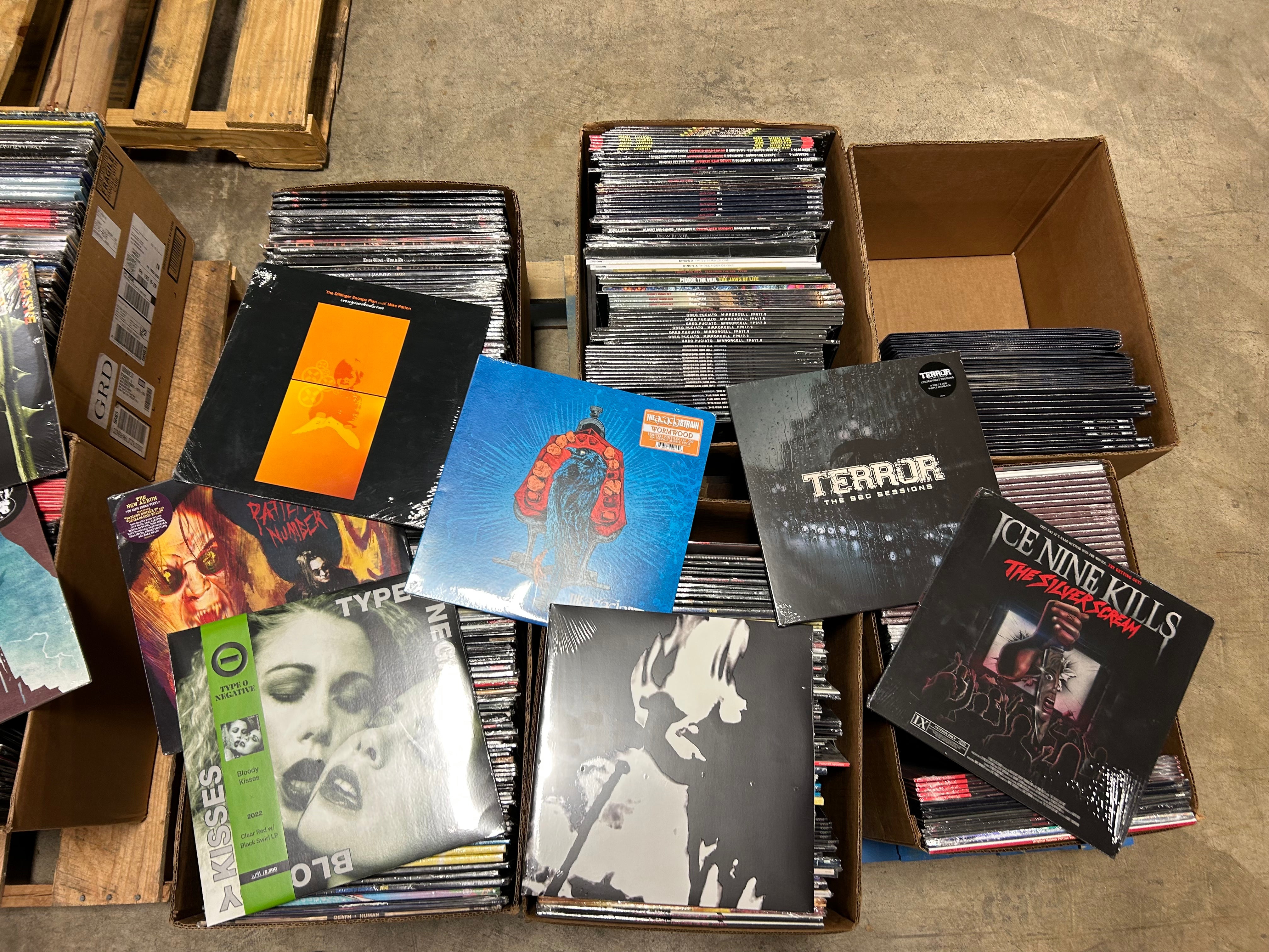Metal/Hardcore/Hard Rock Blemished Vinyl Bundle (Four LPs)