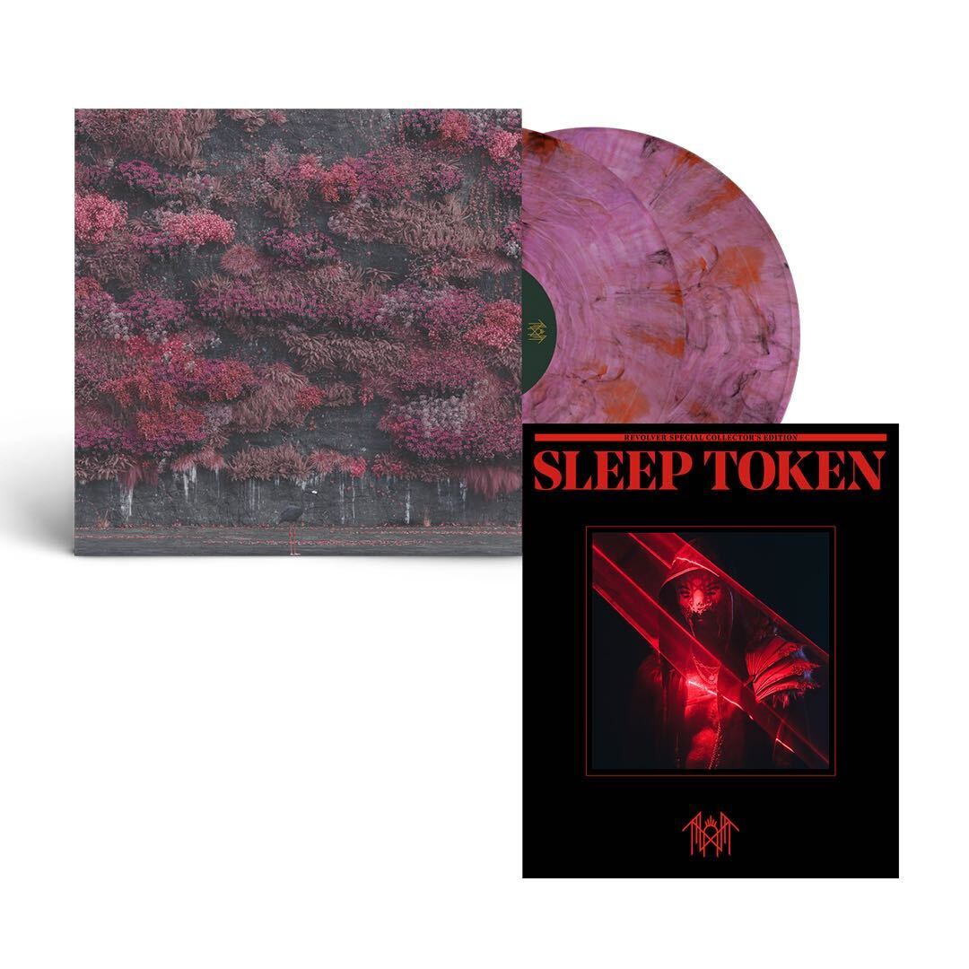 SLEEP TOKEN x REVOLVER BUNDLE – SPECIAL COLLECTOR'S EDITION DELUXE MAGAZINE W/ 'EVEN IN ARCADIA' 2LP (Limited Edition Exclusive – "Glass Of Port" Vinyl)