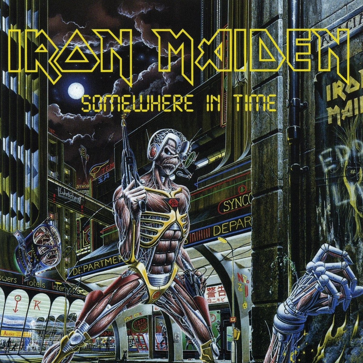 IRON MAIDEN 'SOMEWHERE IN TIME' LP (40th Anniversary, Oxblood Vinyl)