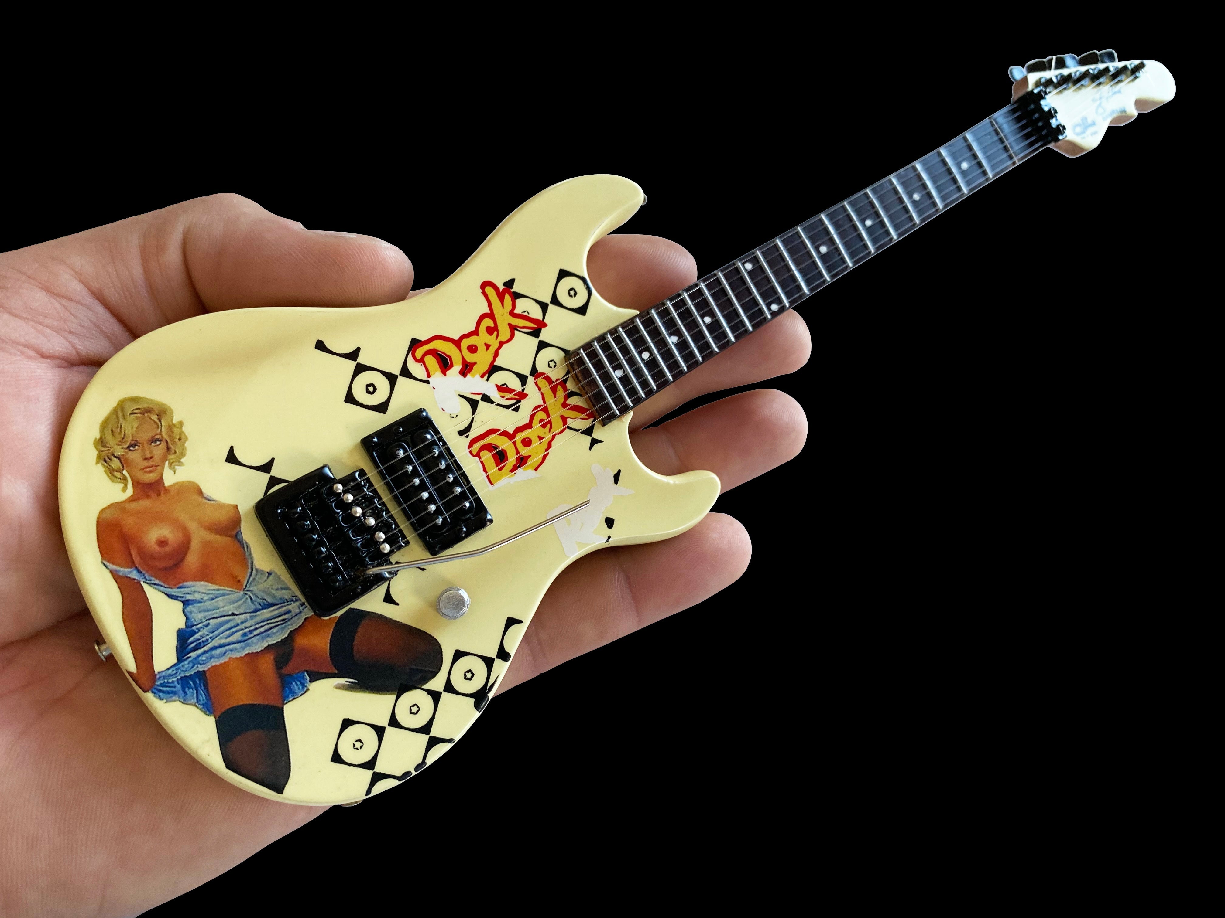 Jerry Cantrell Vintage Blue Dress G&L Rampage Handmade Mini Guitar Model