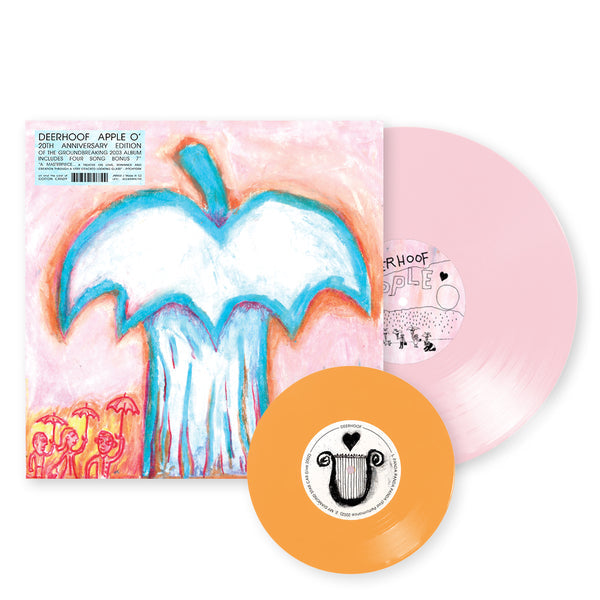 DEERHOOF 'APPLE O' LP + bonus 7" (20th Anniversary, Cotton Candy Vinyl)