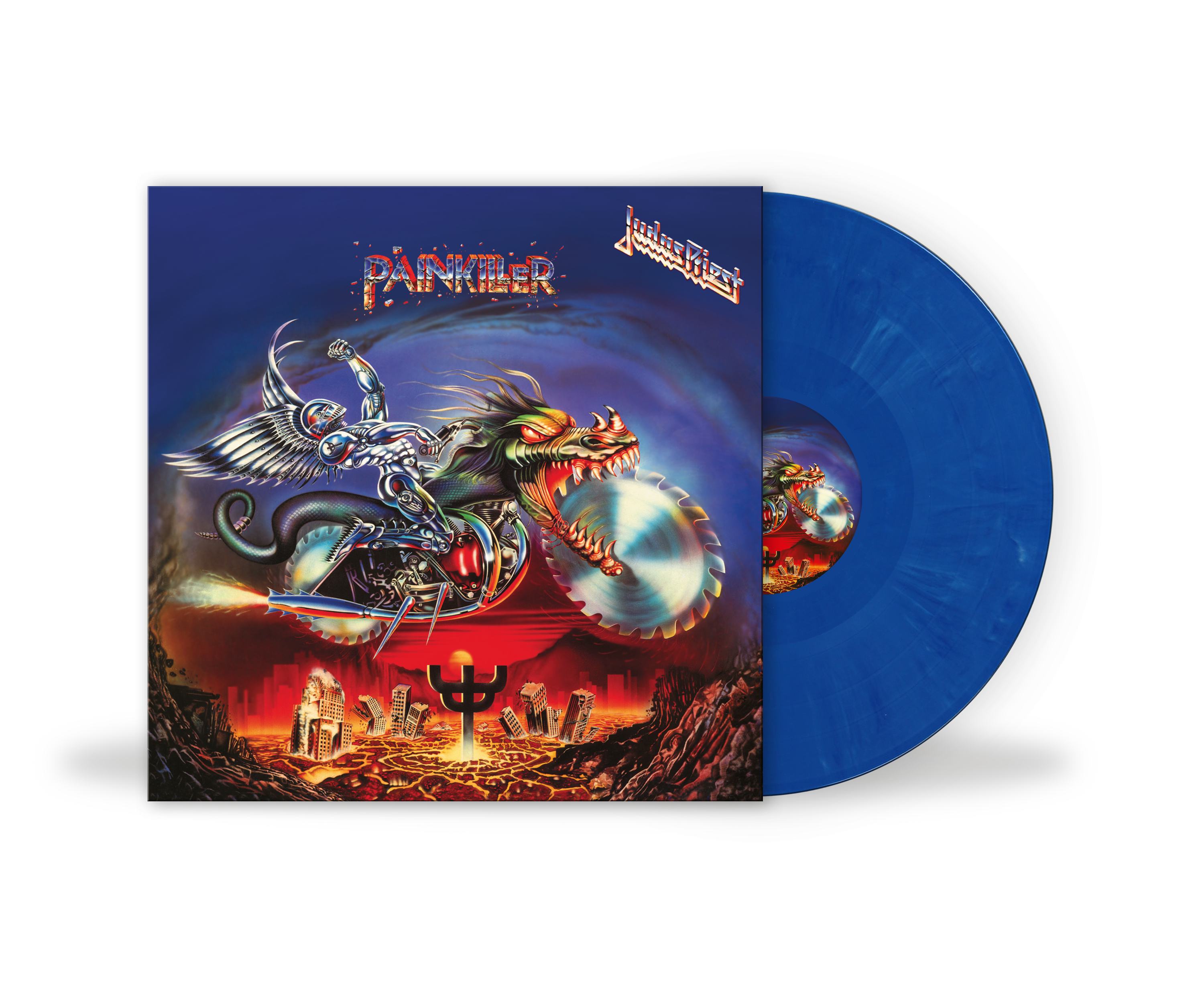 JUDAS PRIEST ‘PAINKILLER’ 35TH ANNIVERSARY LP (Limited Edition, Blue Vinyl)