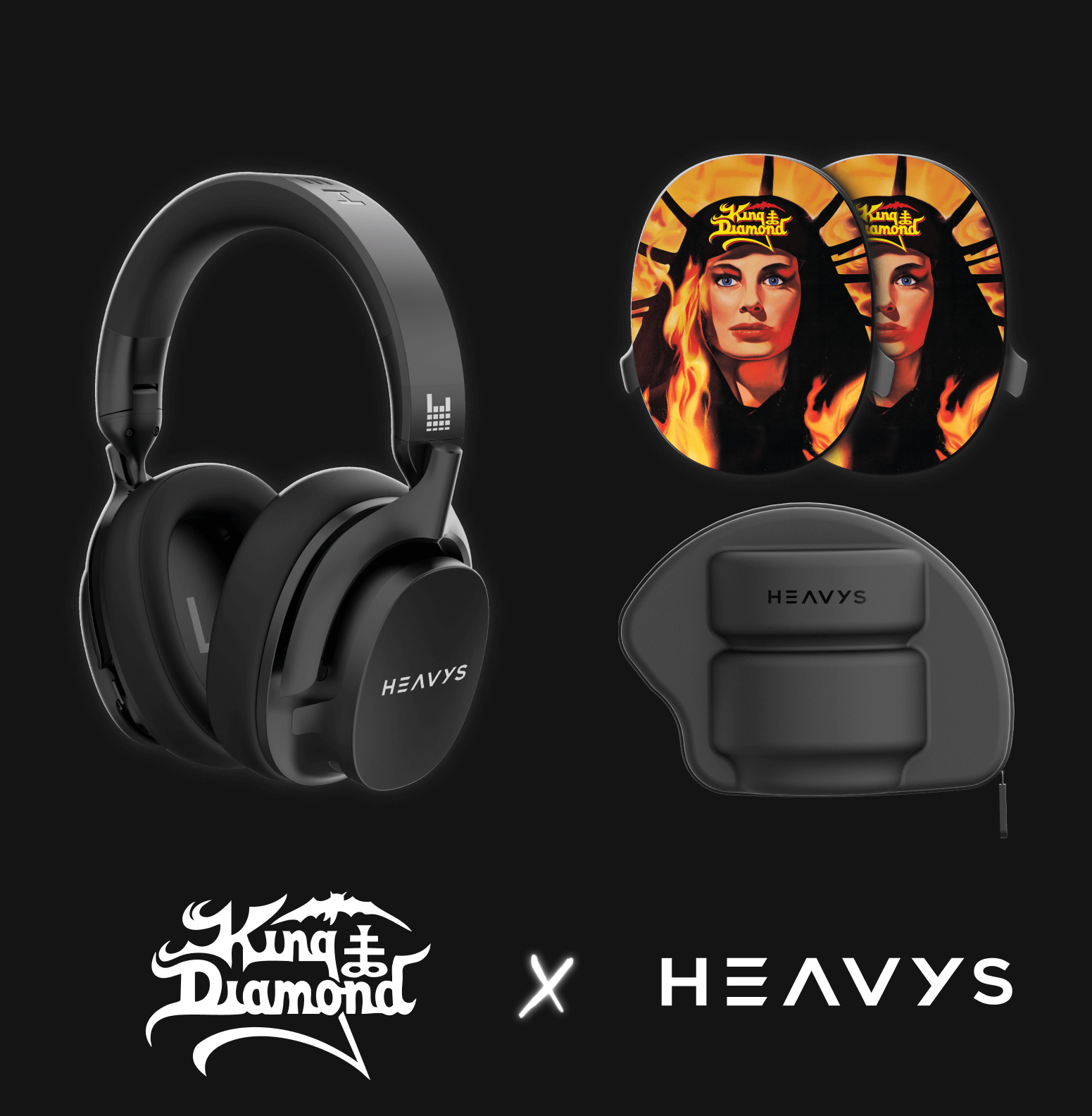 KING DIAMOND 'FATAL PORTRAIT' HEADPHONES