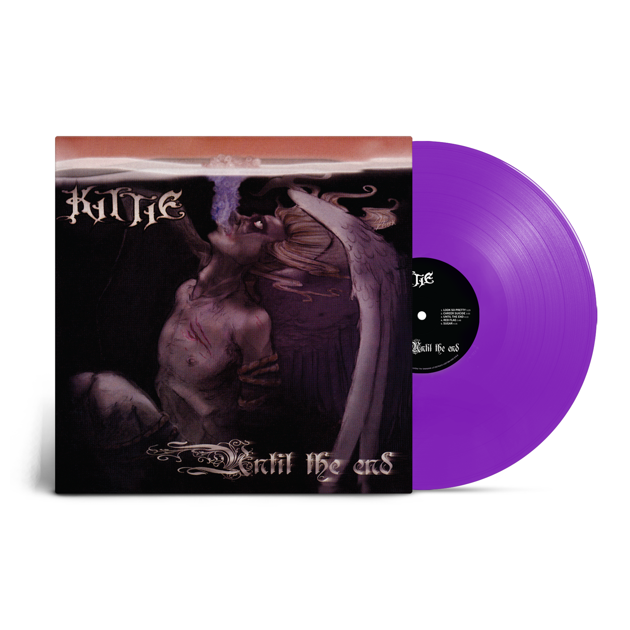 KITTIE 'UNTIL HE END' LP (Deep Purple Vinyl)