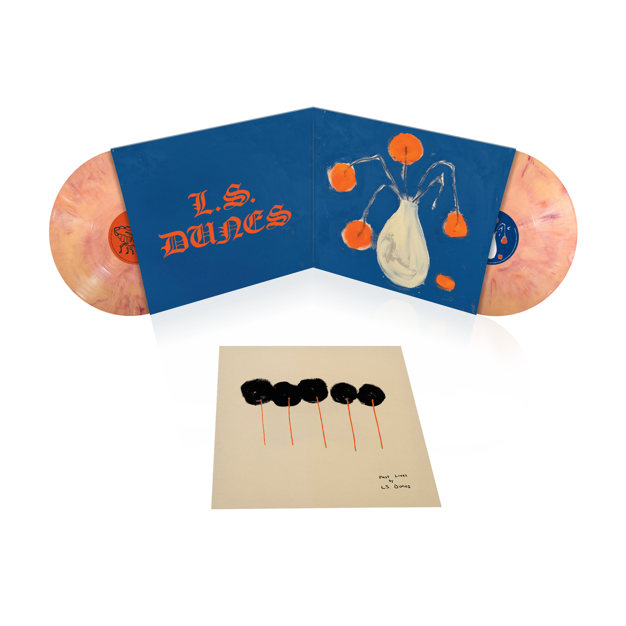 L.S. DUNES 'PAST LIVES' DELUXE 2LP (Cream Swirl)