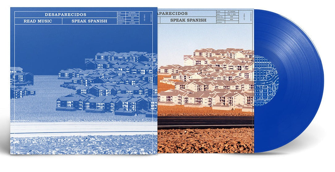 DESAPARECIDOS 'READ MUSIC/SPEAK SPANISH' (Transparent Blue Vinyl)