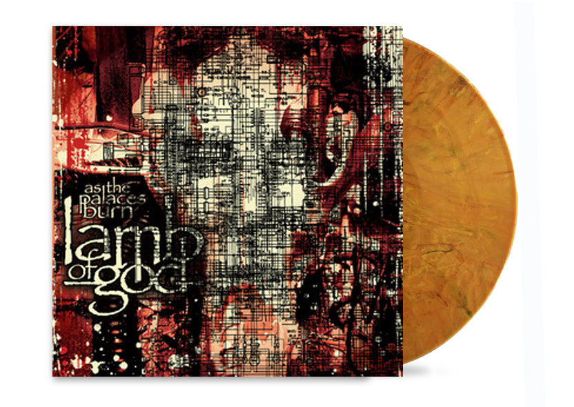 LAMB OF GOD ‘AS THE PALACES BURN’ LP (Limited Edition – Only 500 Made, Orange Rust Marble Vinyl) + "BAND COVER" SPECIAL COLLECTOR'S EDITION DELUXE MAGAZINE