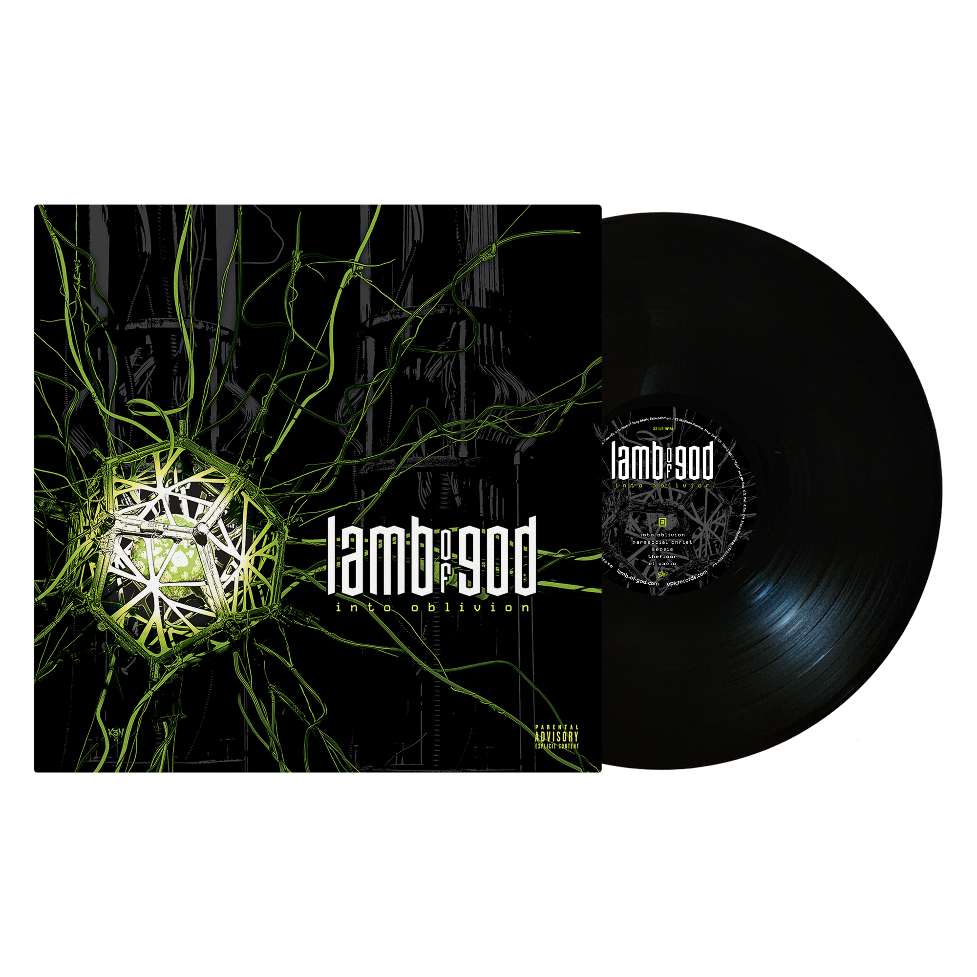 LAMB OF GOD 'INTO OBLIVION' LP (Black Vinyl)