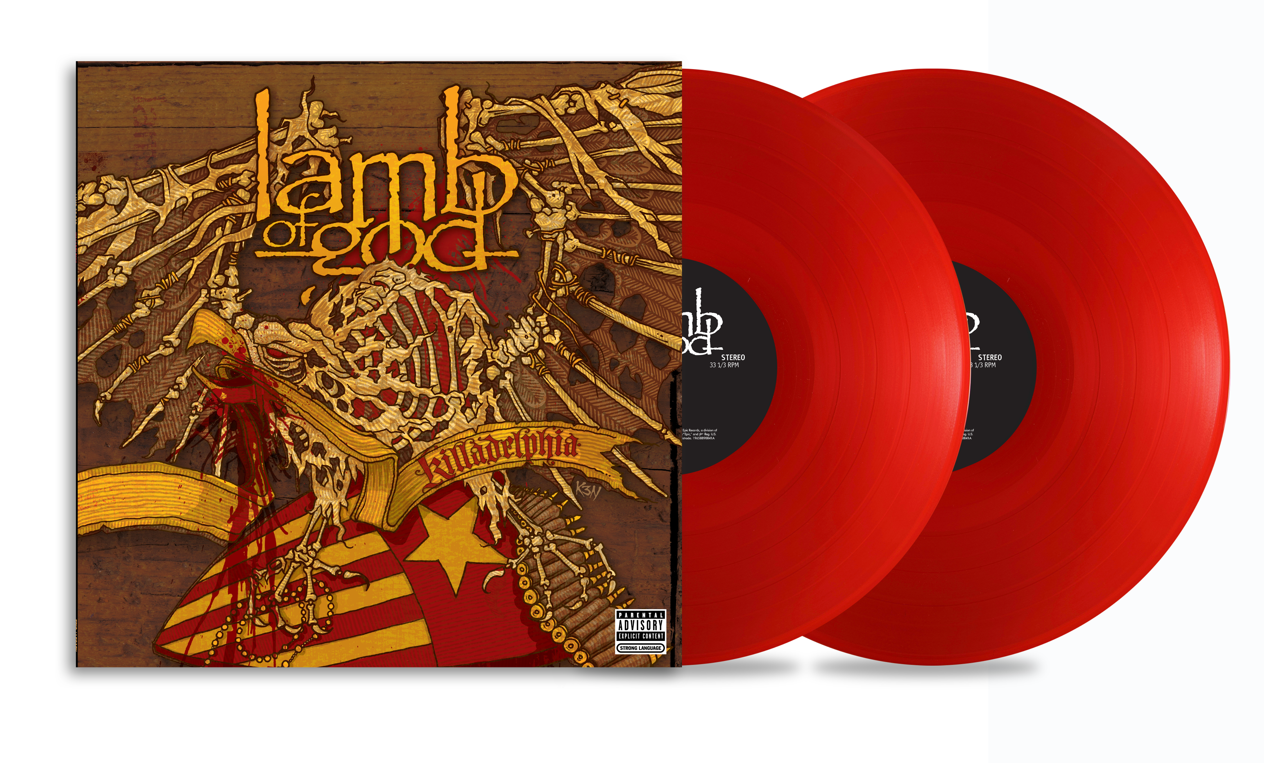 LAMB OF GOD ‘KILLADELPHIA’ 2LP (Limited Edition – Only 500 Made, Translucent Ruby Vinyl)