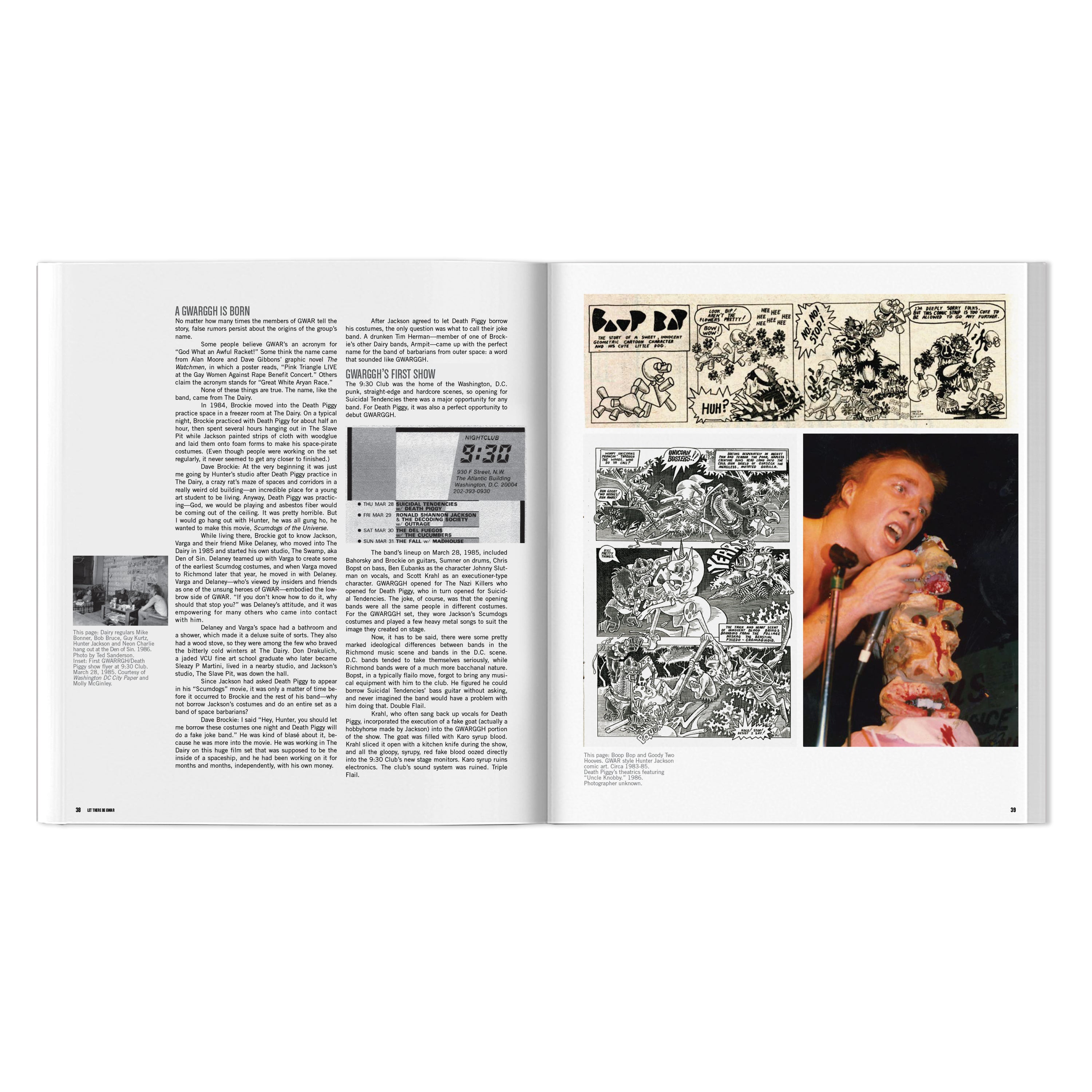 GWAR X BEYOND THE STREETS "LET THERE BE GWAR" BOOK