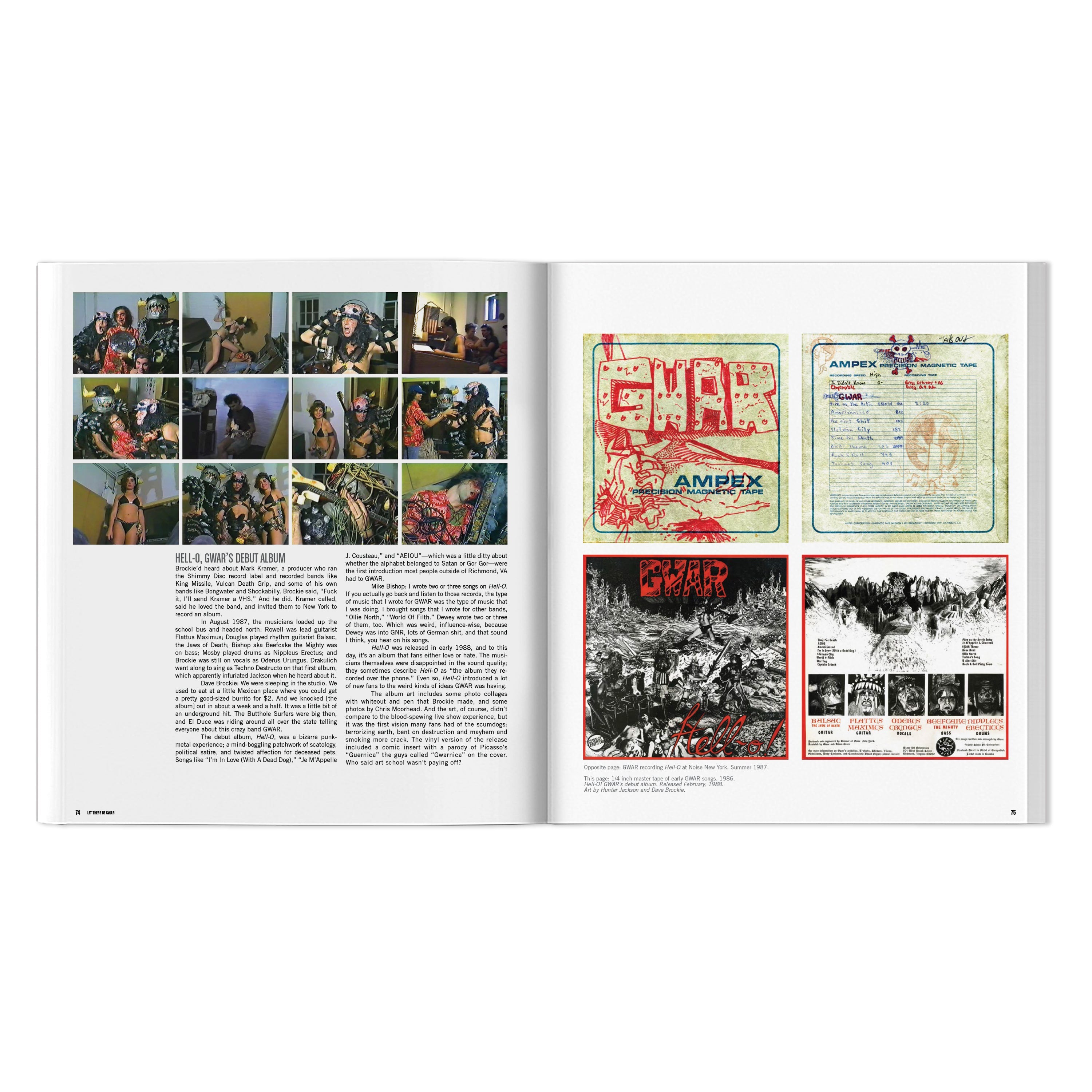 GWAR X BEYOND THE STREETS "LET THERE BE GWAR" BOOK