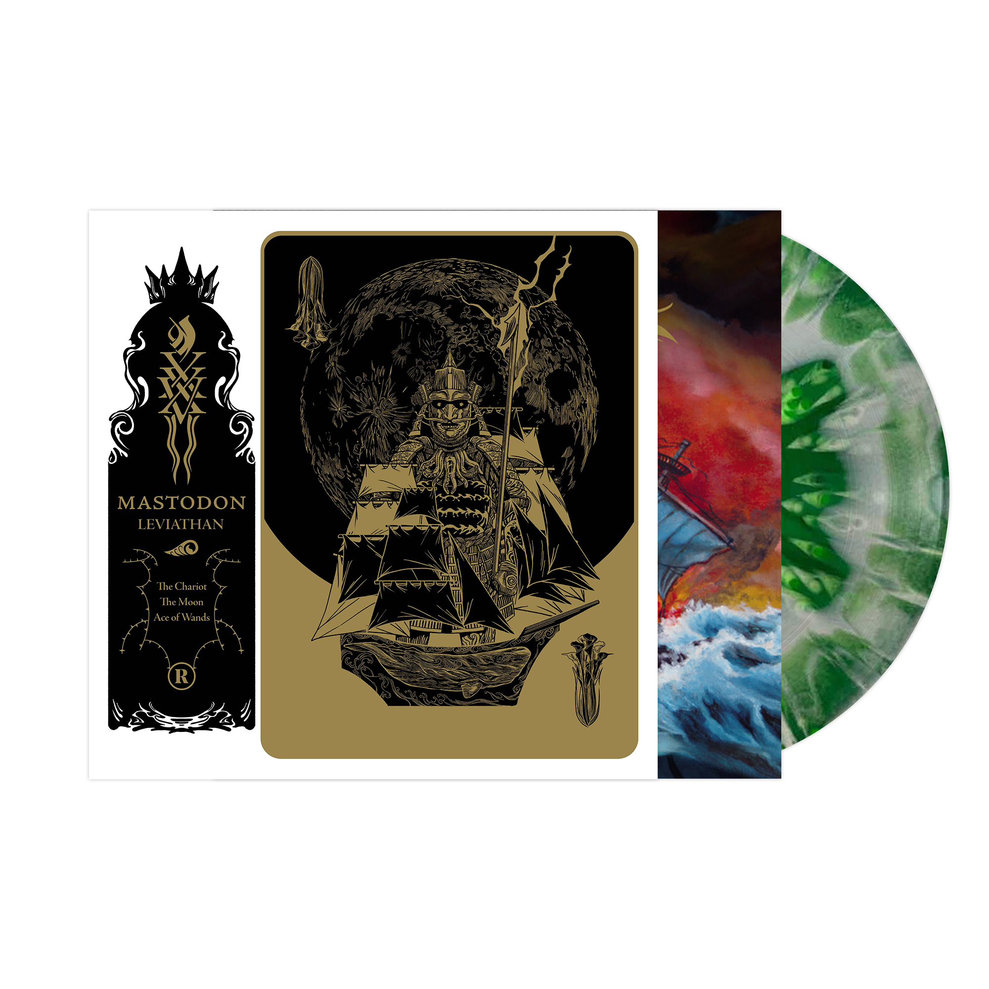 MASTODON ‘LEVIATHAN’ LP w/ SIGNED 12"x12" PAUL ROMANO PRINT & COLLECTORS EDITION MAGAZINE
