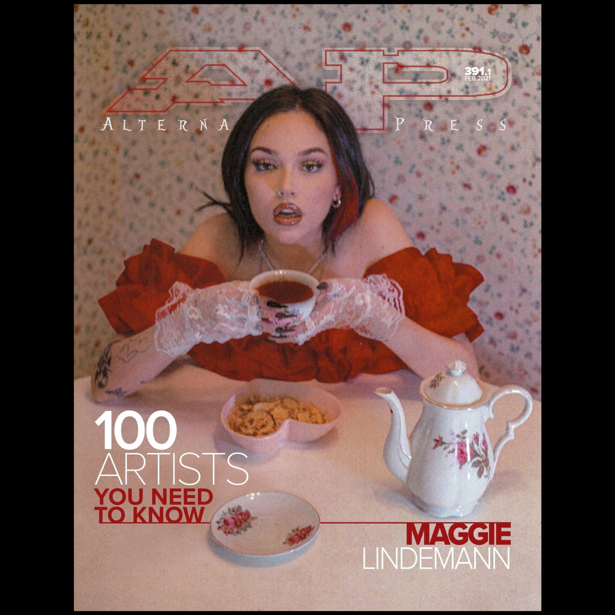 Maggie Lindemann - 100 Artists - Alternative Press Magazine Issue 391 Version 1 New Gen Magazine Alternative Press Magazine