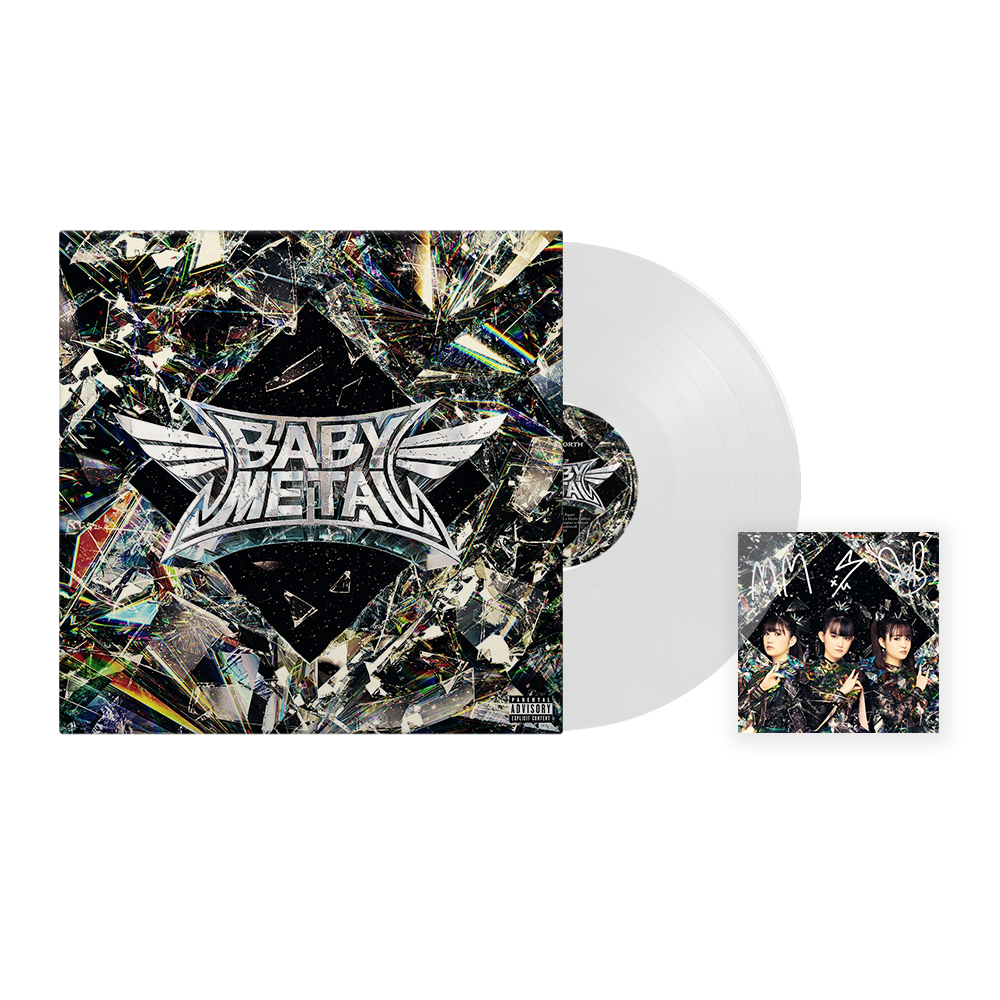 BABYMETAL ‘METAL FORTH’ LP (Limited Edition – Crystal Clear Vinyl). + BAND SIGNED ART CARD
