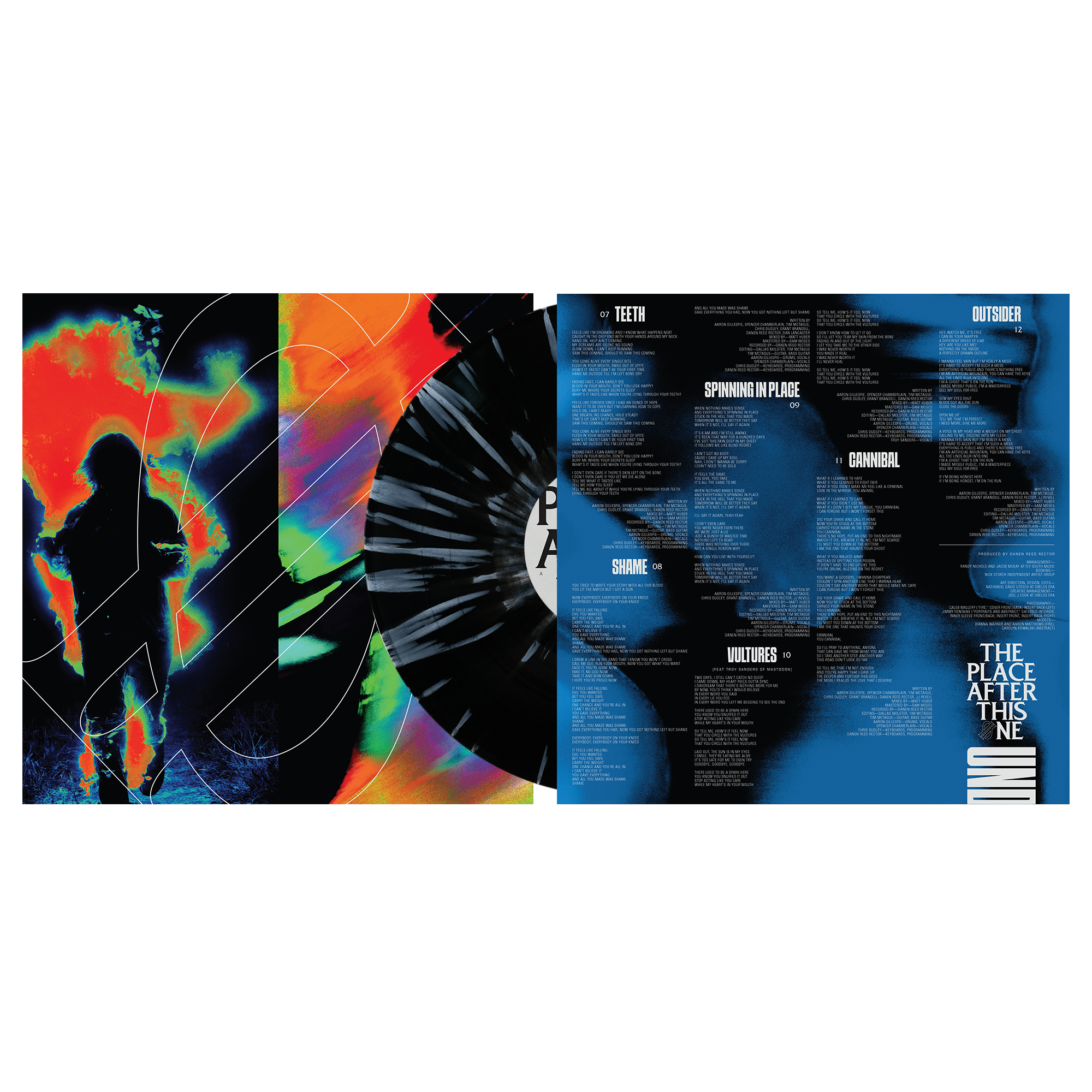 UNDEROATH 'THE PLACE AFTER THIS ONE' LP (Black/White Splatter Vinyl)