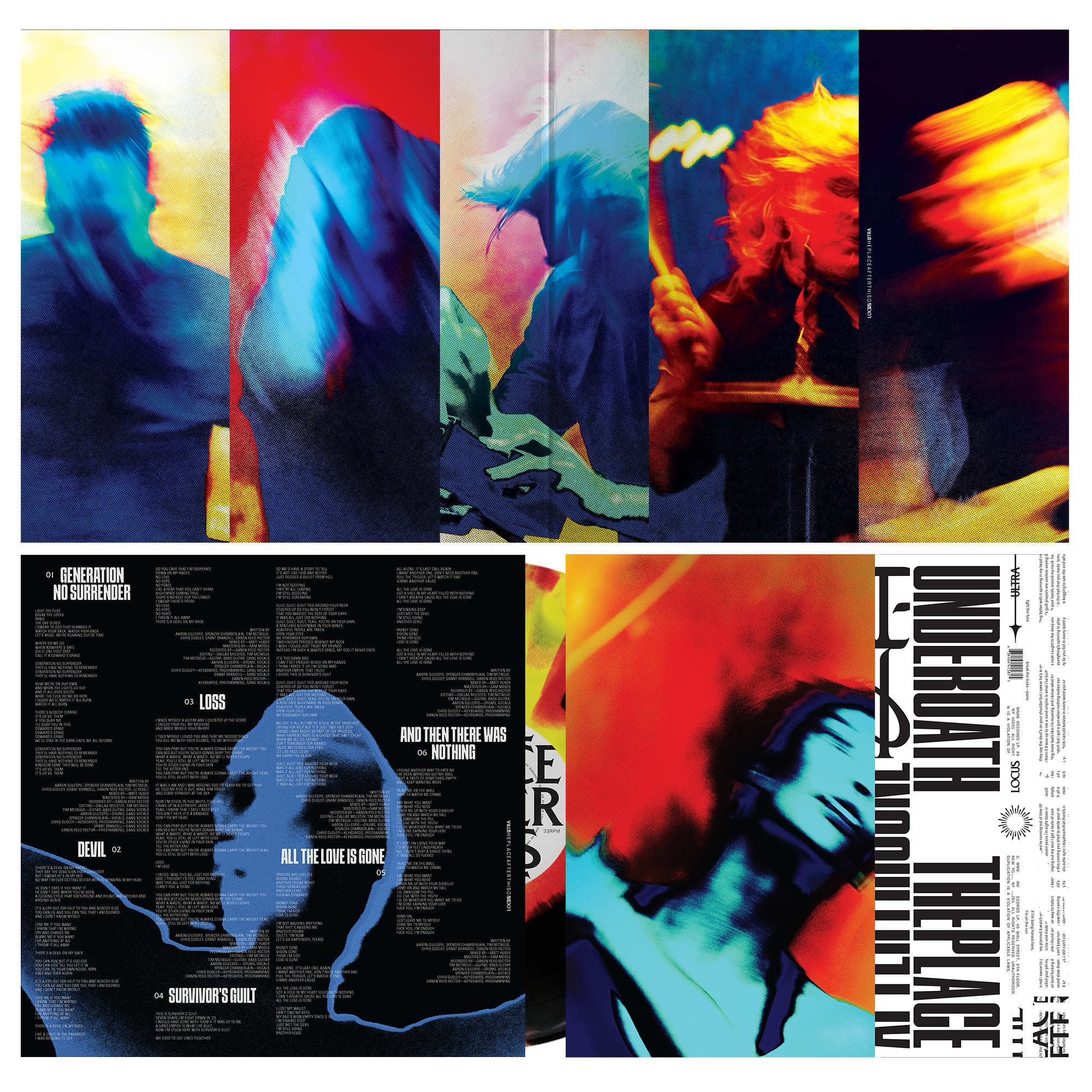 UNDEROATH 'THE PLACE AFTER THIS ONE' LP (Deluxe Thermo Vinyl)