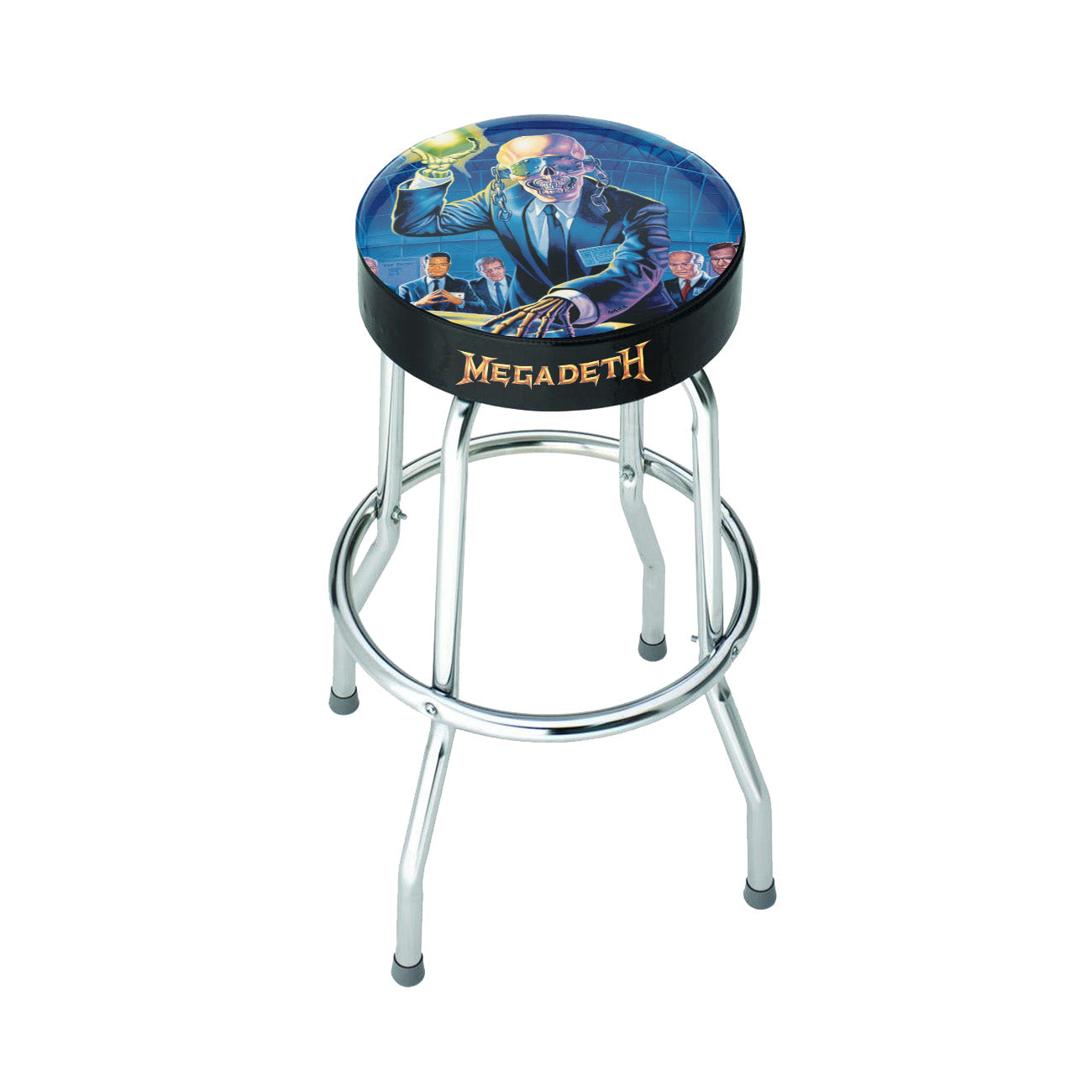 ROCKSAX MEGADETH BAR STOOL - REST IN PEACE