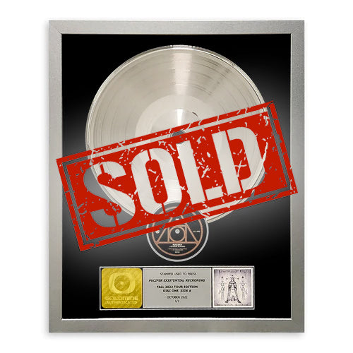 Framed Record Stamper- Puscifer Existential Reckoning Tour Edition Disc One, Side A