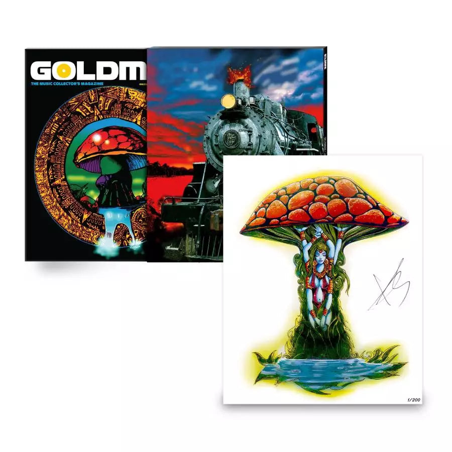 GOLDMINE MAGAZINE: DEC/JAN 2023 ISSUE ALT COVE FEATURING THE ALLMAN BROTHERS BAND - w/ HAND-NUMBERED SLIPCASE & HAND-SIGNED IOANNIS ART PRINT