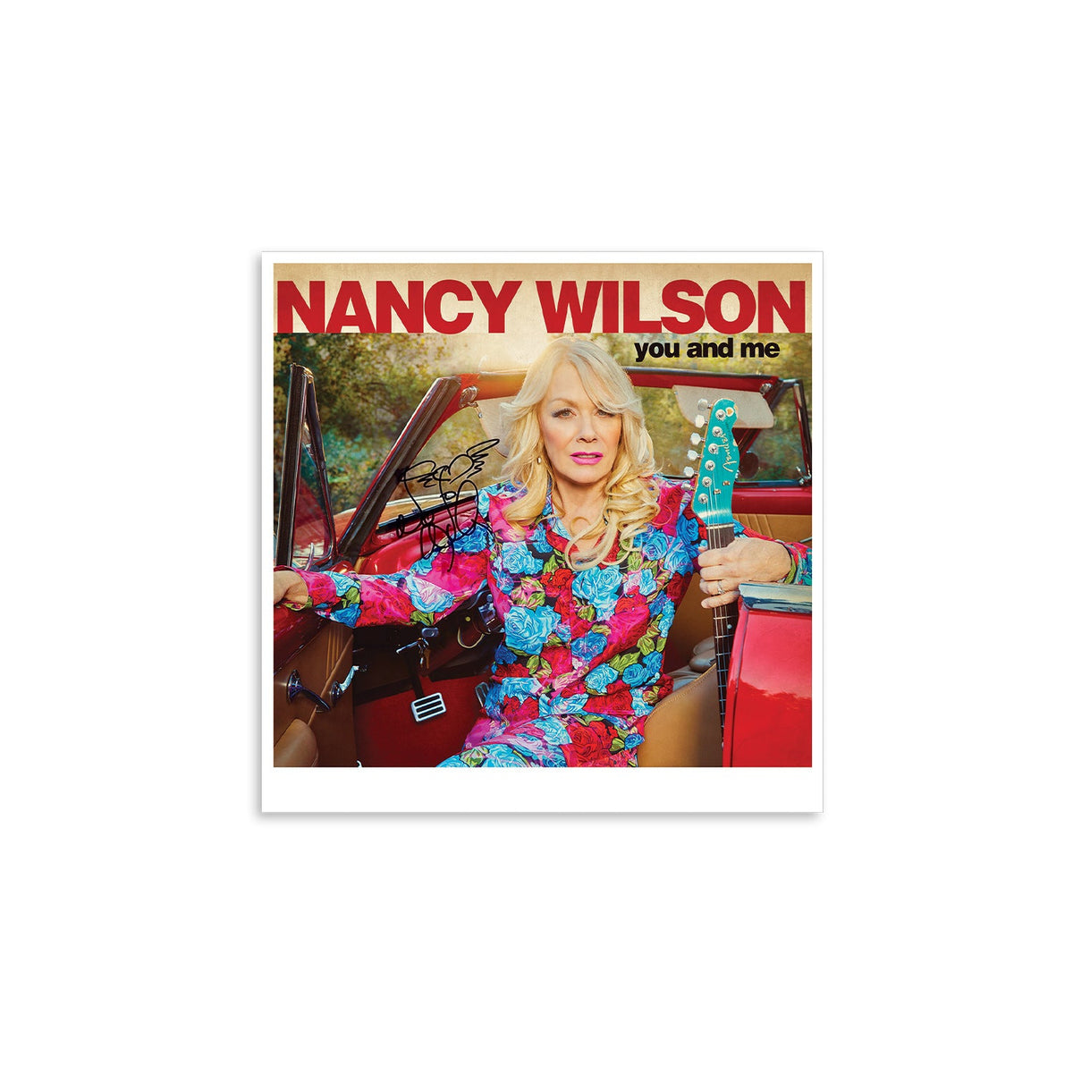 NANCY WILSON ‘YOU AND ME’ LP + AUTOGRAPHED PRINT + BONUS CD (Limited Edition – Only 200 made, Blue Vinyl)