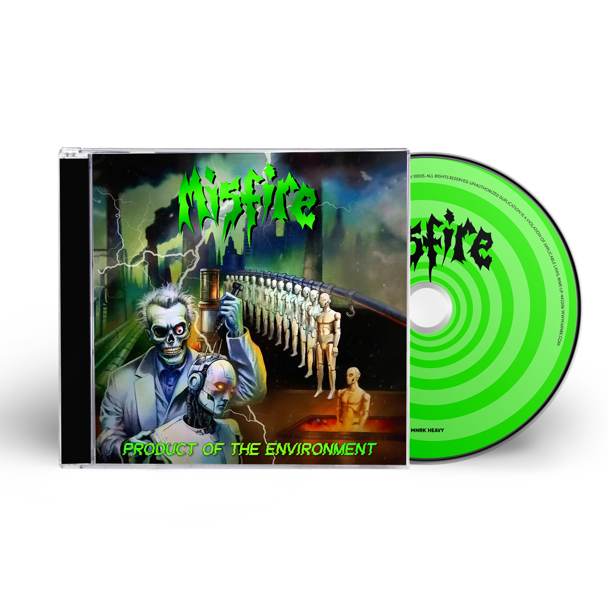 MISFIRE 'PRODUCT OF THE ENVIRONMENT' CD