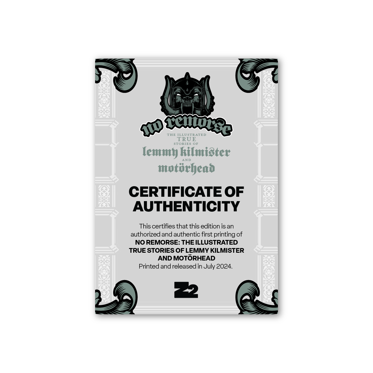 NO REMORSE: THE ILLUSTRATED TRUE STORIES OF LEMMY KILMISTER AND MOTÖRHEAD - DELUXE + 'NO REMORSE' 2PL (Limited Edition, White Opaque Vinyl)