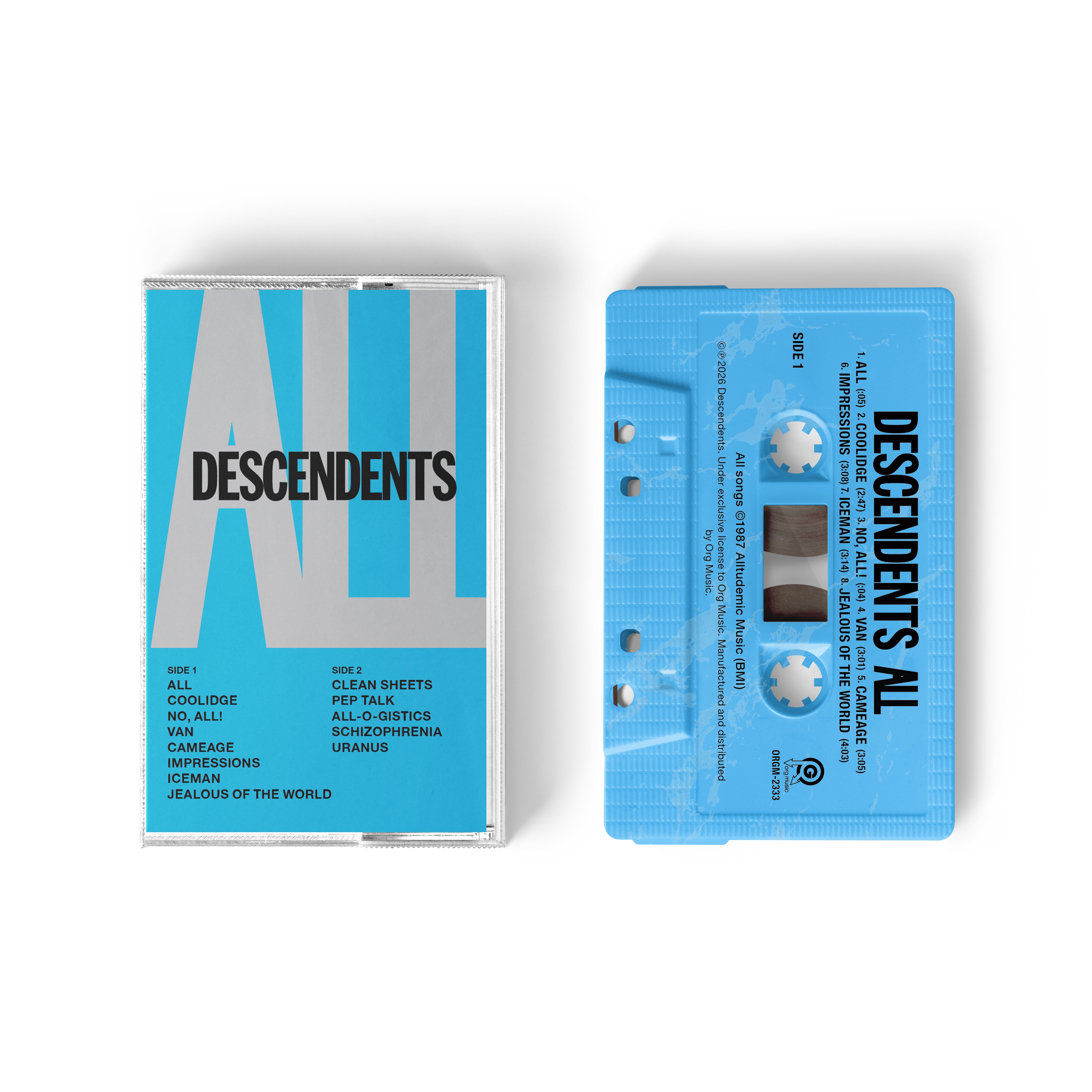 DESCENDENTS 'ALL' CASSETTE (Sky Blue)