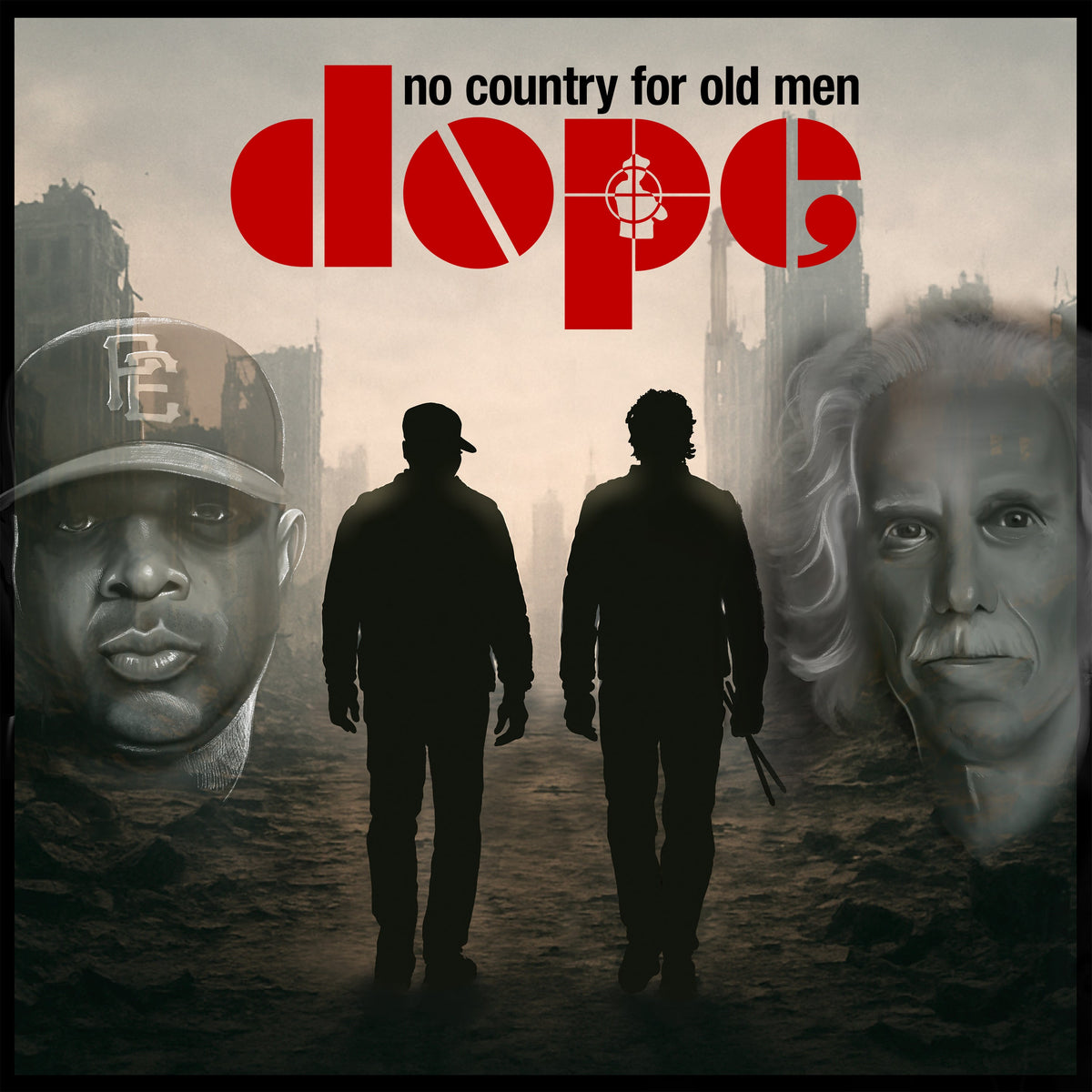 CHUCK D & JOHN DENSMORE 'DO + PE = NO COUNTRY FOR OLD MEN' LP
