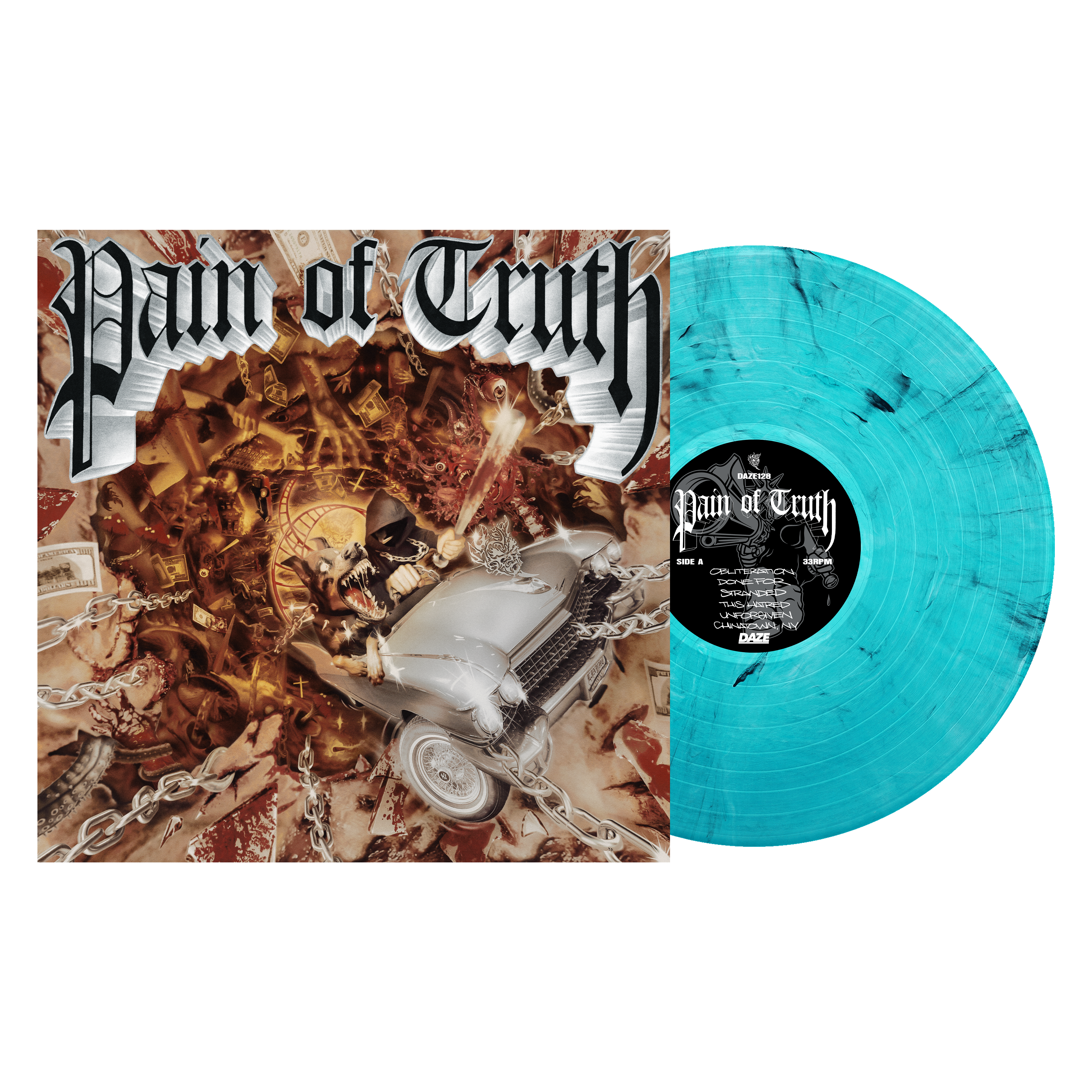 PAIN OF TRUTH 'PAIN OF TRUTH' LP (Exclusive – Limited to 150, Sea Blue