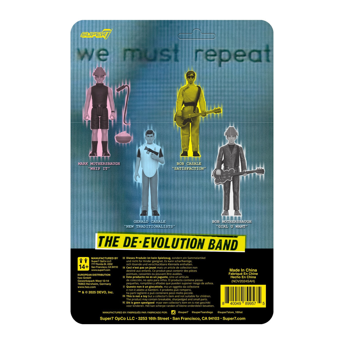 DEVO - BOOJI BOY - REACTION FIGURE WAVE 5