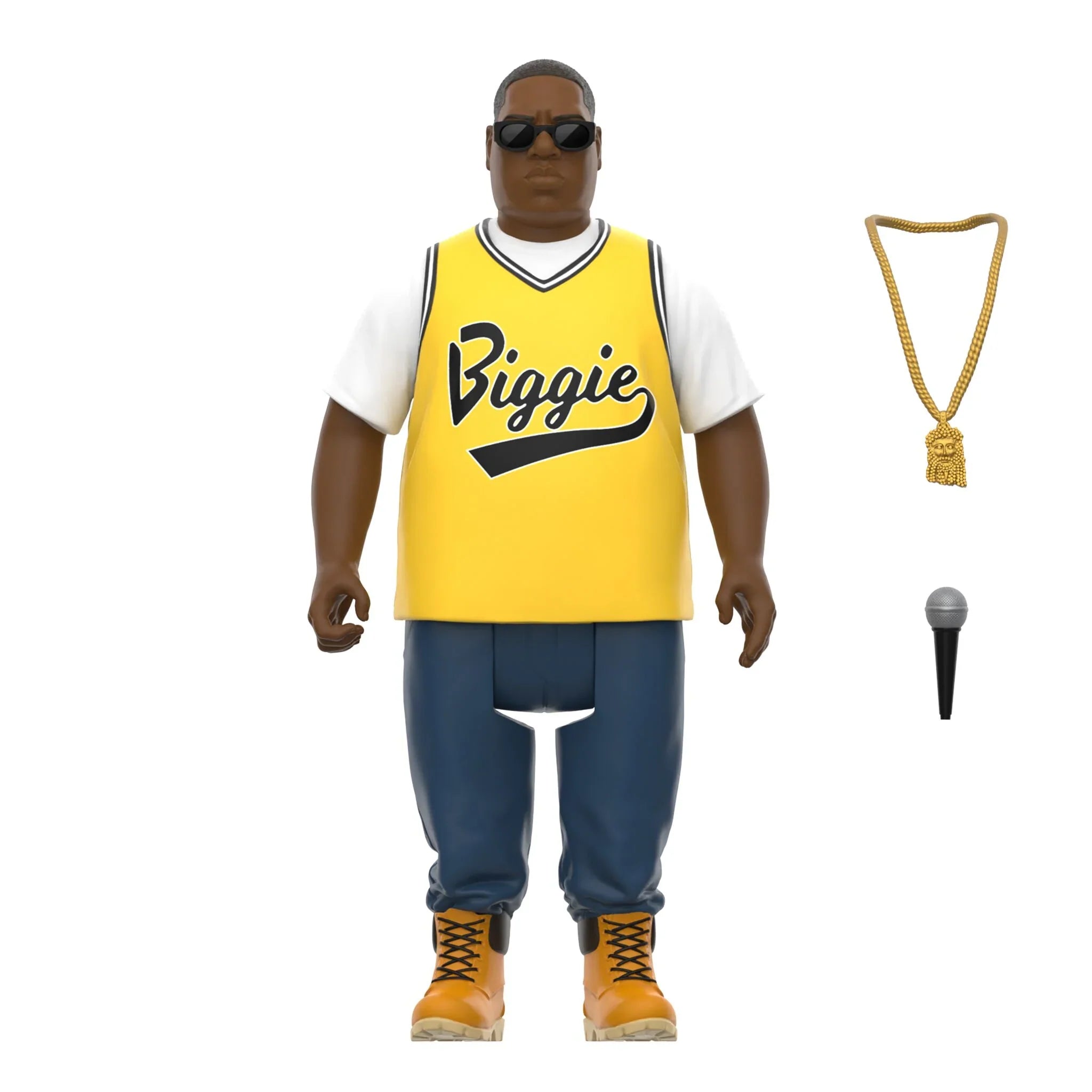 NOTORIOUS B.I.G. REACTION FIGURE WAVE 4 (Yellow Jersey)