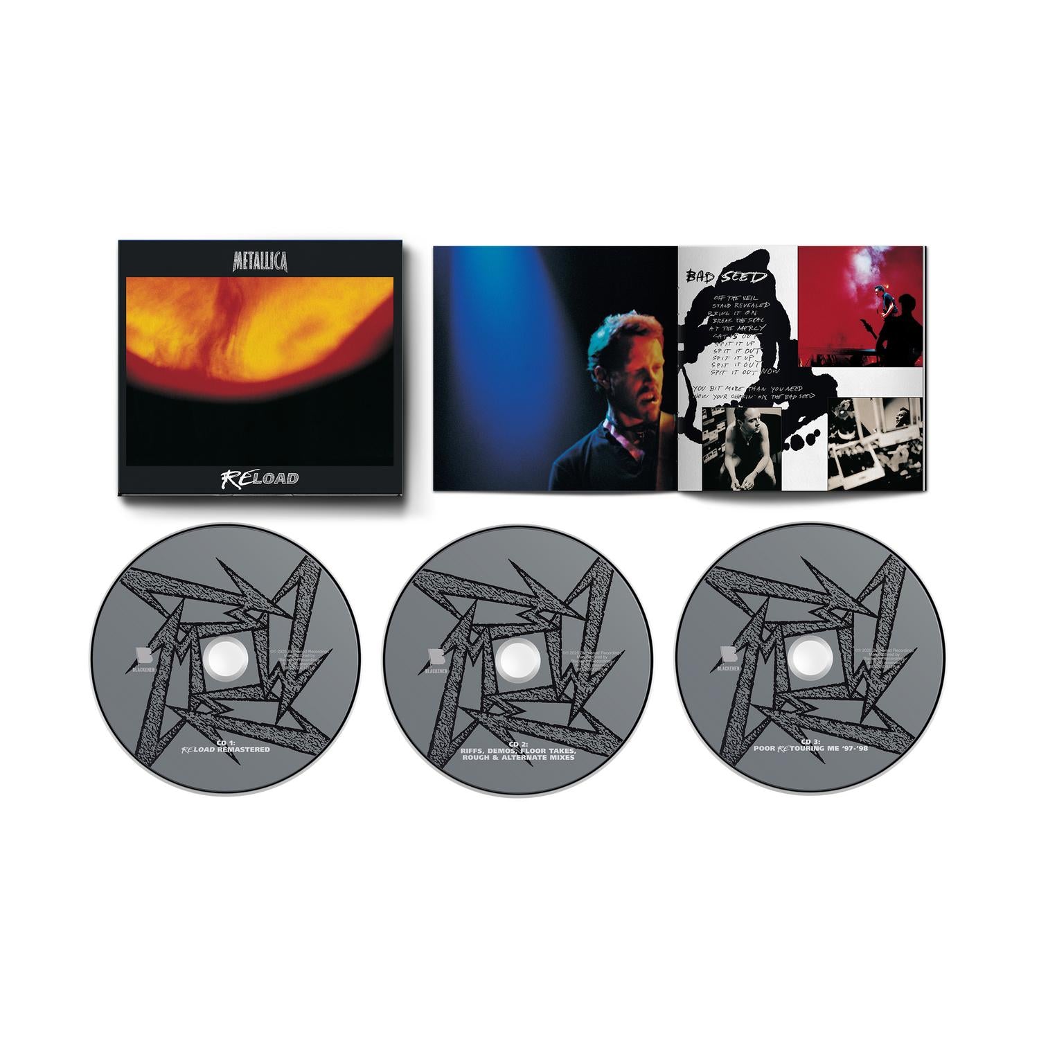 METALLICA 'RELOAD' 3CD (Remastered, Expanded Edition)