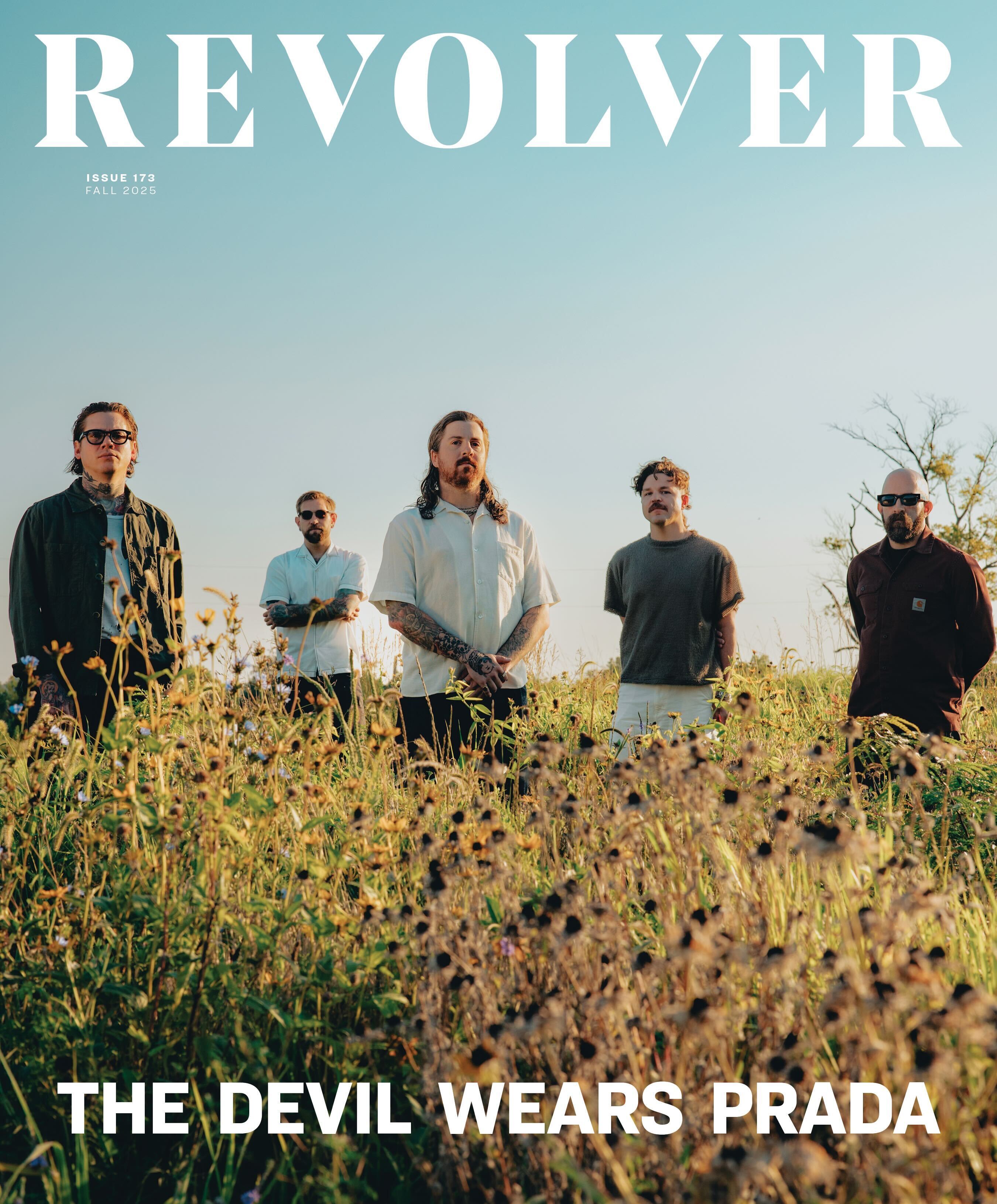 THE DEVIL WEARS PRADA ‘FLOWERS’ LP (Exclusive – Tangerine, Baby Blue, & Bone Smash Vinyl) + REVOLVER FALL 2025 ISSUE & EXCLUSIVE SLIPMAT