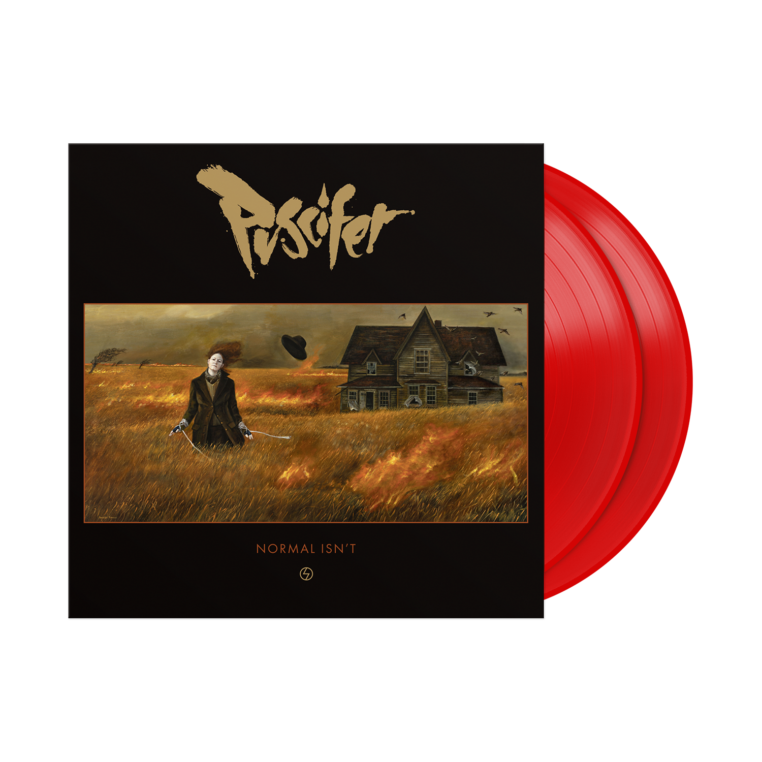 PUSCIFER ‘NORMAL ISN’T’ 2LP (Exclusive – Limited to 500, Pearl Red Vinyl)