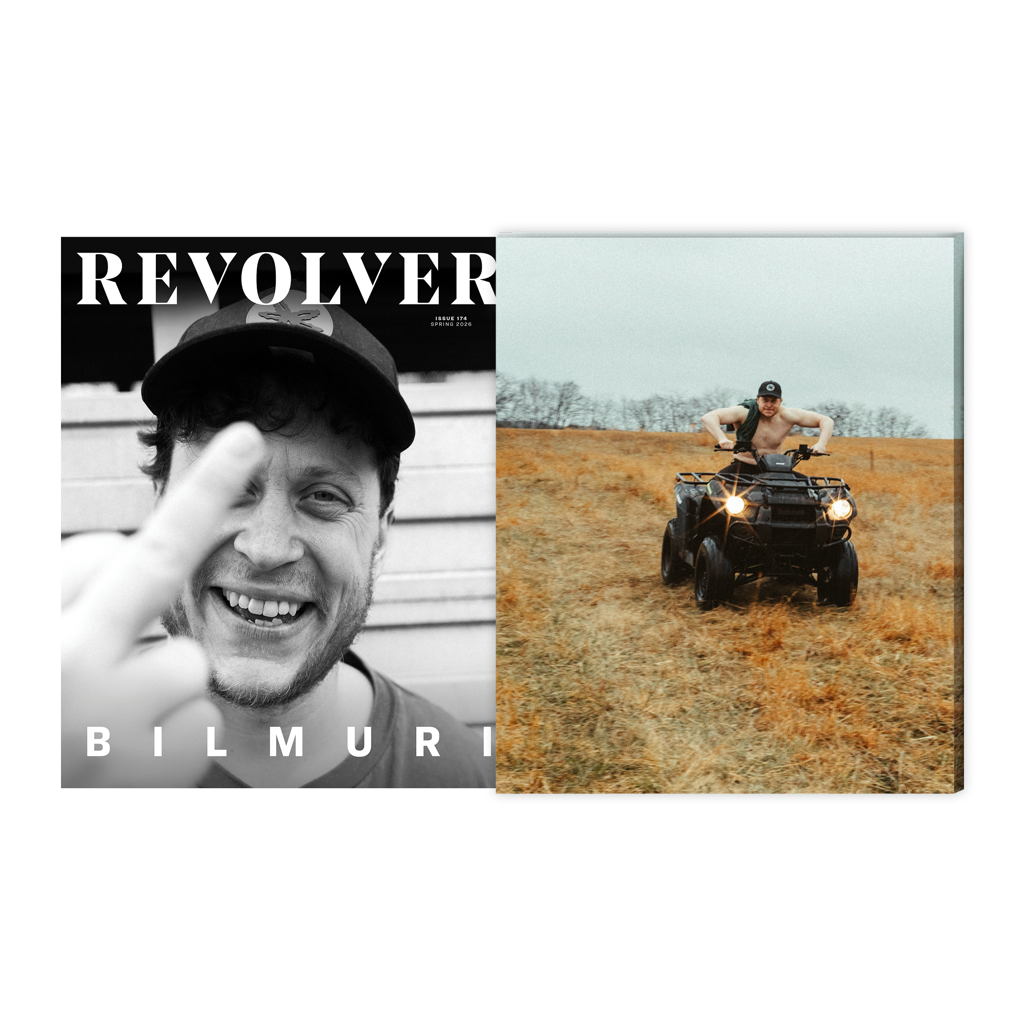 BILMURI ‘KINDA HARD’ LP (Limited Edition, Tusk Vinyl w/ Signed Insert) + REVOLVER SPRING 2026 ALT COVER ISSUE IN NUMBERED SLIPCASE