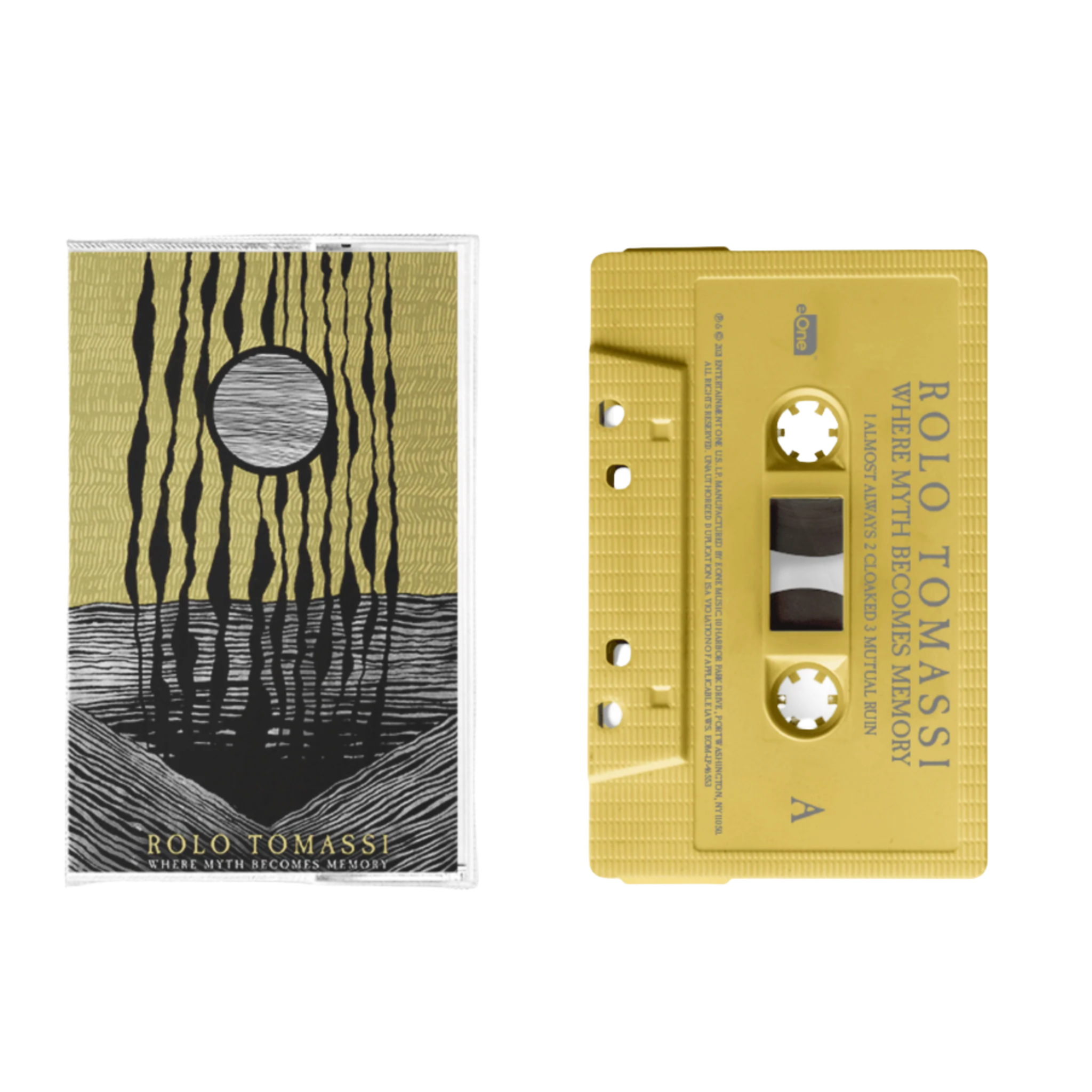 ROLO TOMASSI 'WHERE MYTH BECOMES MEMORY' CASSETTE (Yellow)