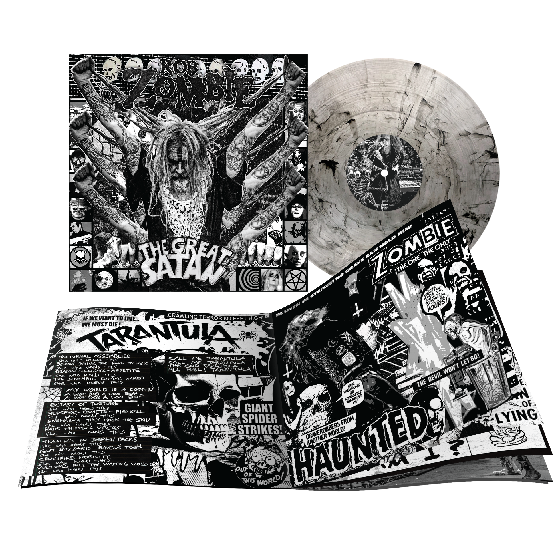ROB ZOMBIE ‘THE GREAT SATAN’ LP (Exclusive – Limited to 1000, Clear w/ Black Smoke Vinyl) + REVOLVER WINTER ISSUE