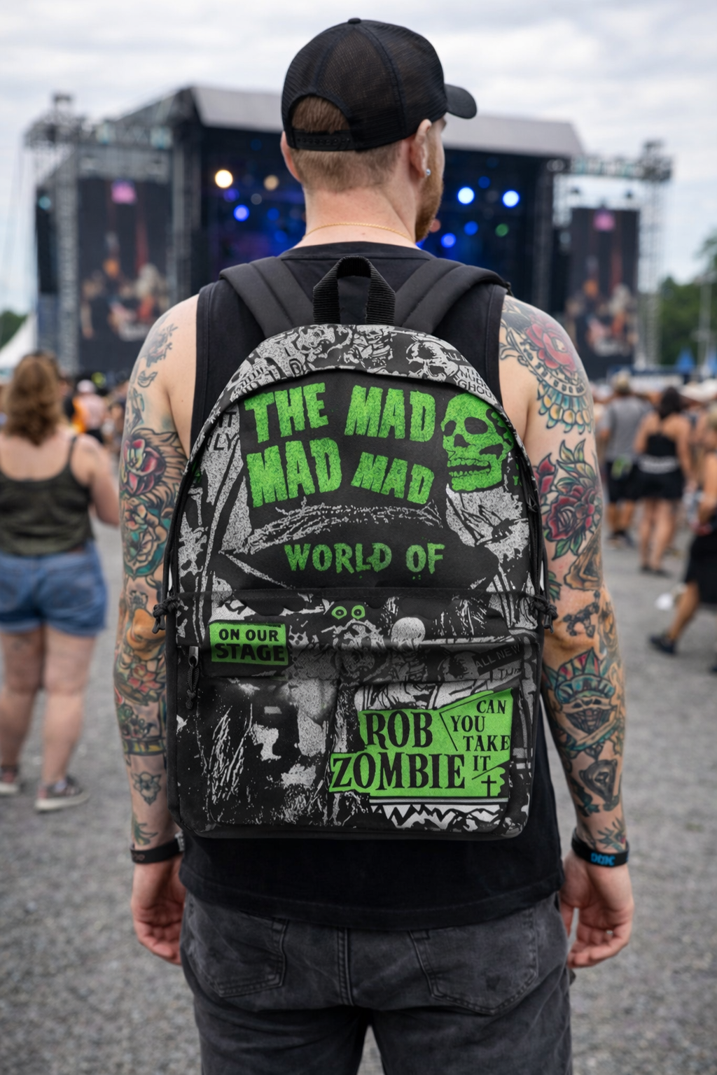 ROCKSAX ROB ZOMBIE DAYPACK - MAD MAD WORLD