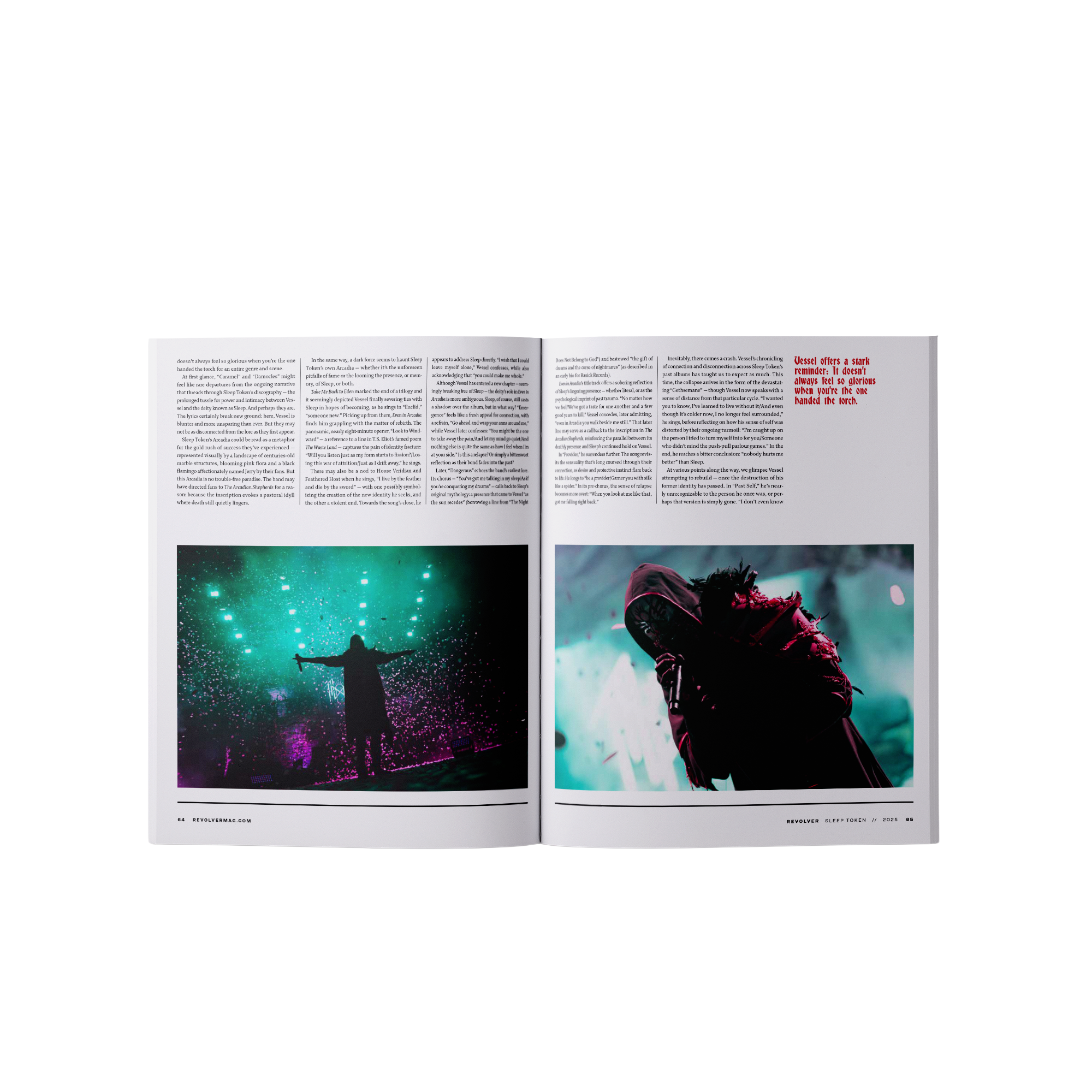 SLEEP TOKEN x REVOLVER 2025 EXPANDED SPECIAL COLLECTOR'S EDITION IN NUMBERED FOILED SLIPCASE