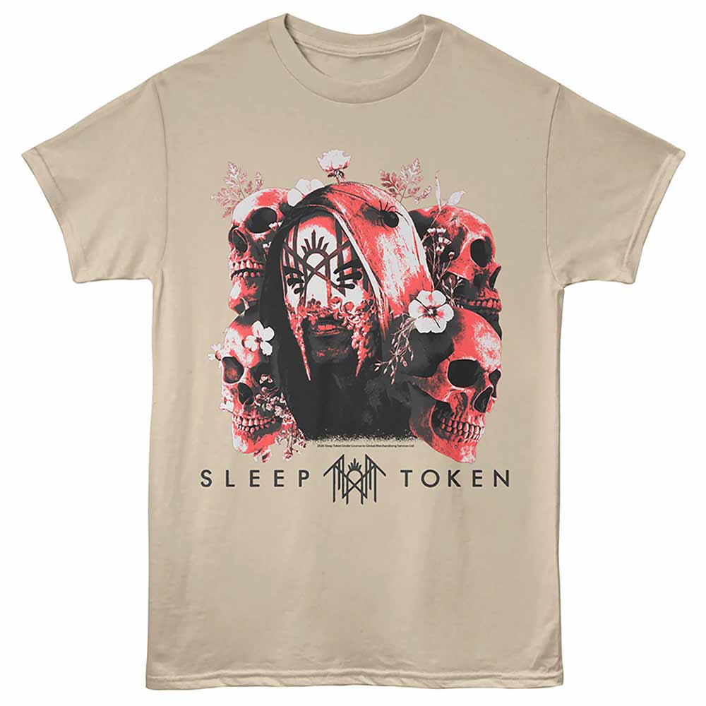 SLEEP TOKEN 'SKULLS AND FLOWERS' T-SHIRT