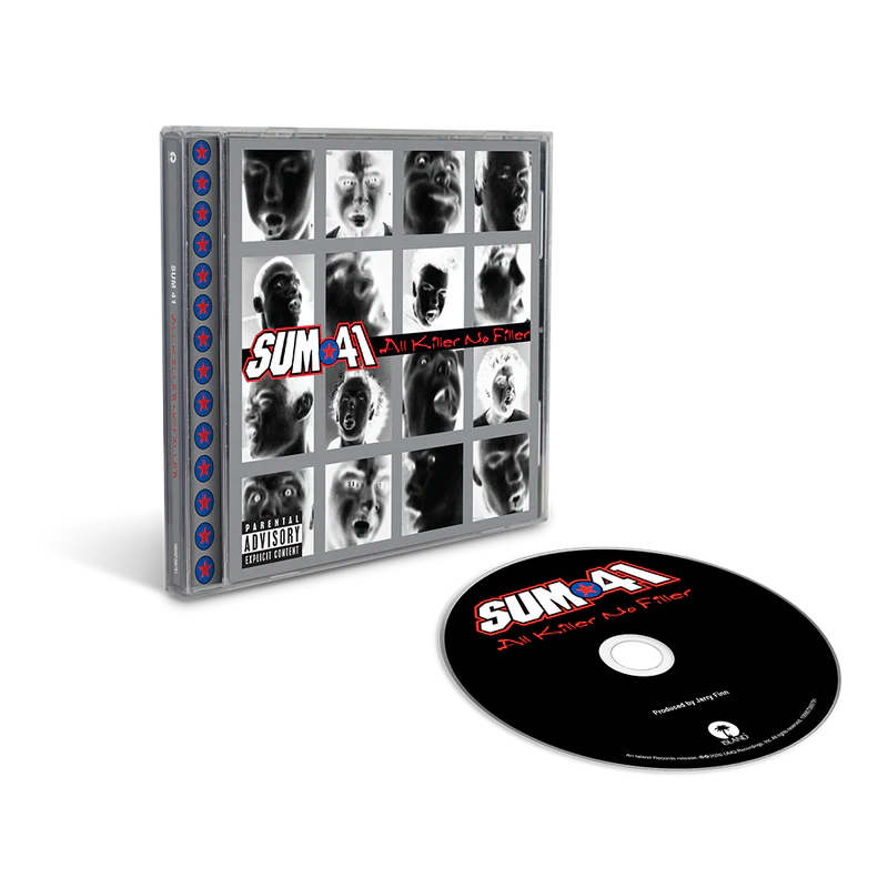 SUM 41 'ALL KILLER NO FILLER' CD (25th Anniversary, Alternate Cover)