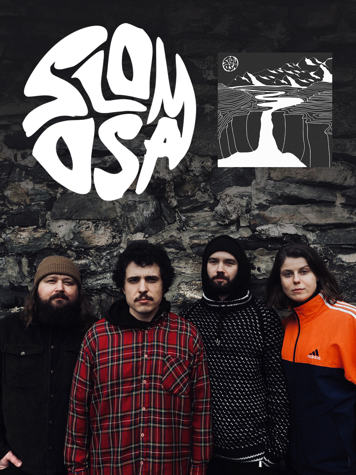 SLOMOSA 'TUNDRA ROCK' LP (Clear Smoke Vinyl)