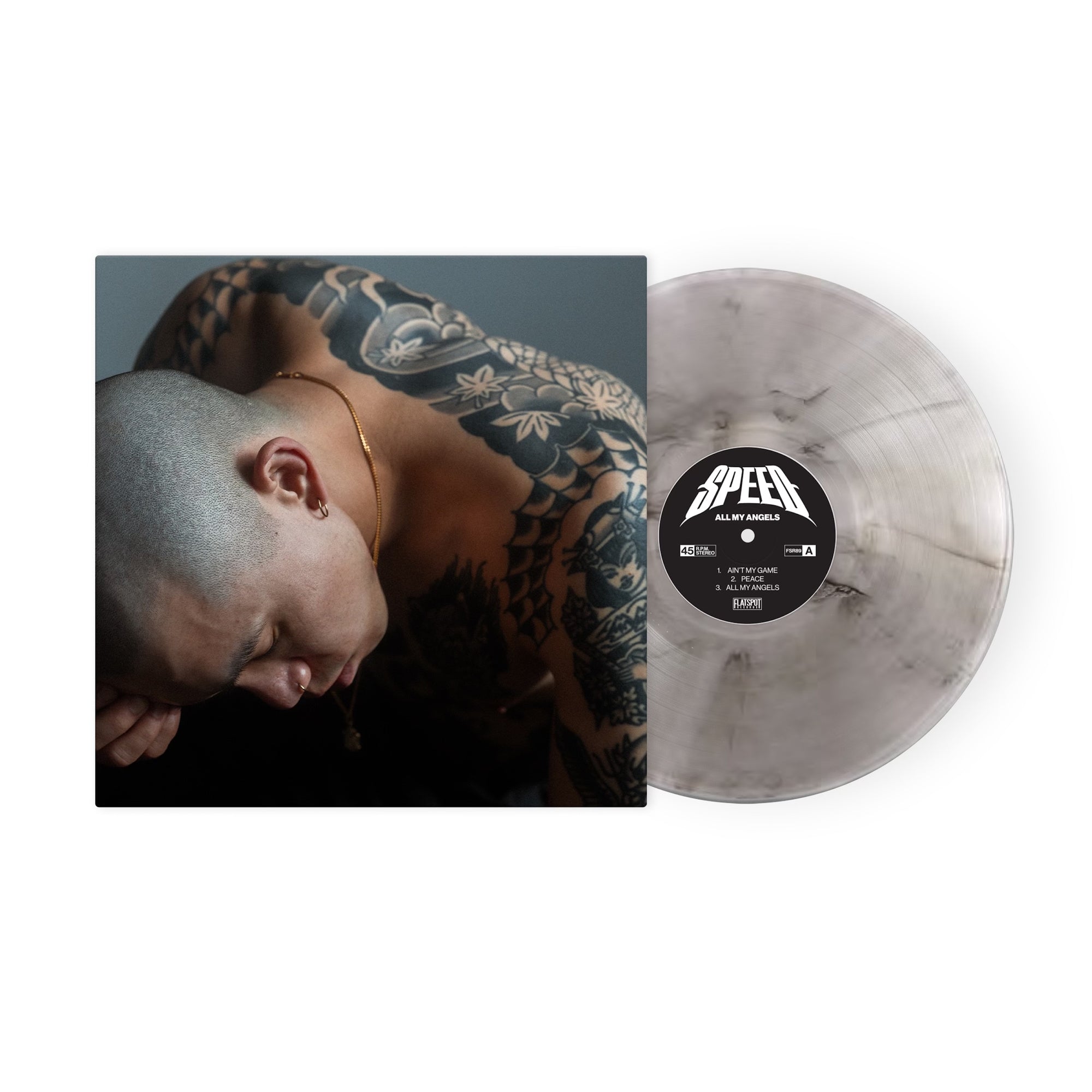 SPEED ‘ALL MY ANGELS’ EP (Clear Smoke Black Vinyl w/B-Side Screen Print)