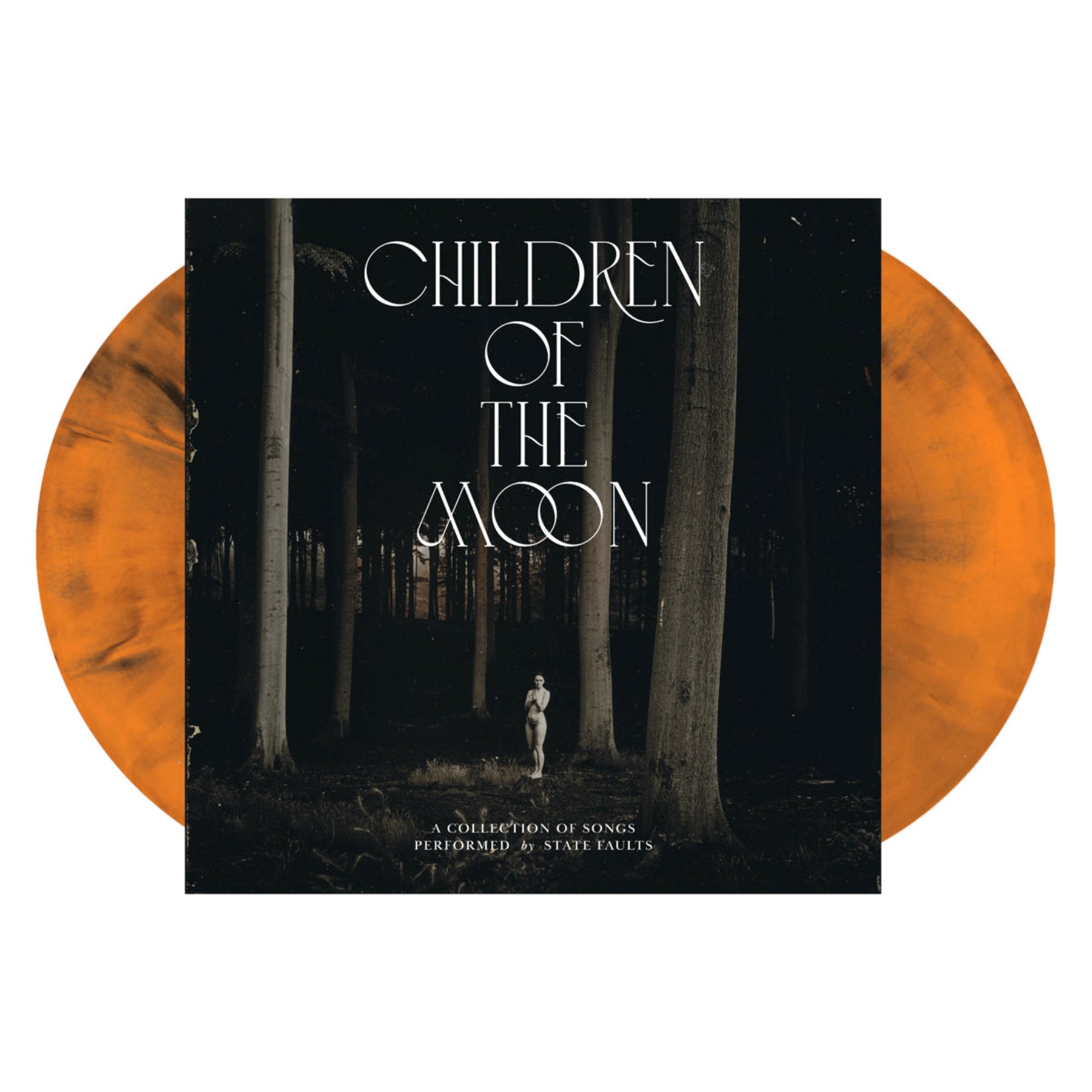 State Faults Children Of The Moon Orange Black Galaxy Vinyl
